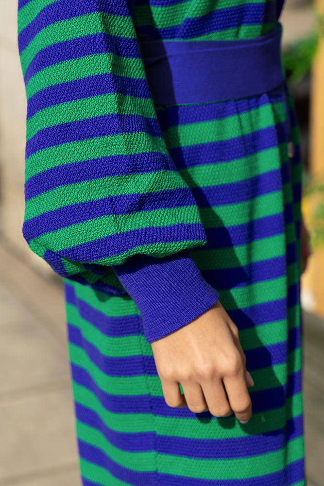 Lenox  Cardigan Dress (Blue/Green)