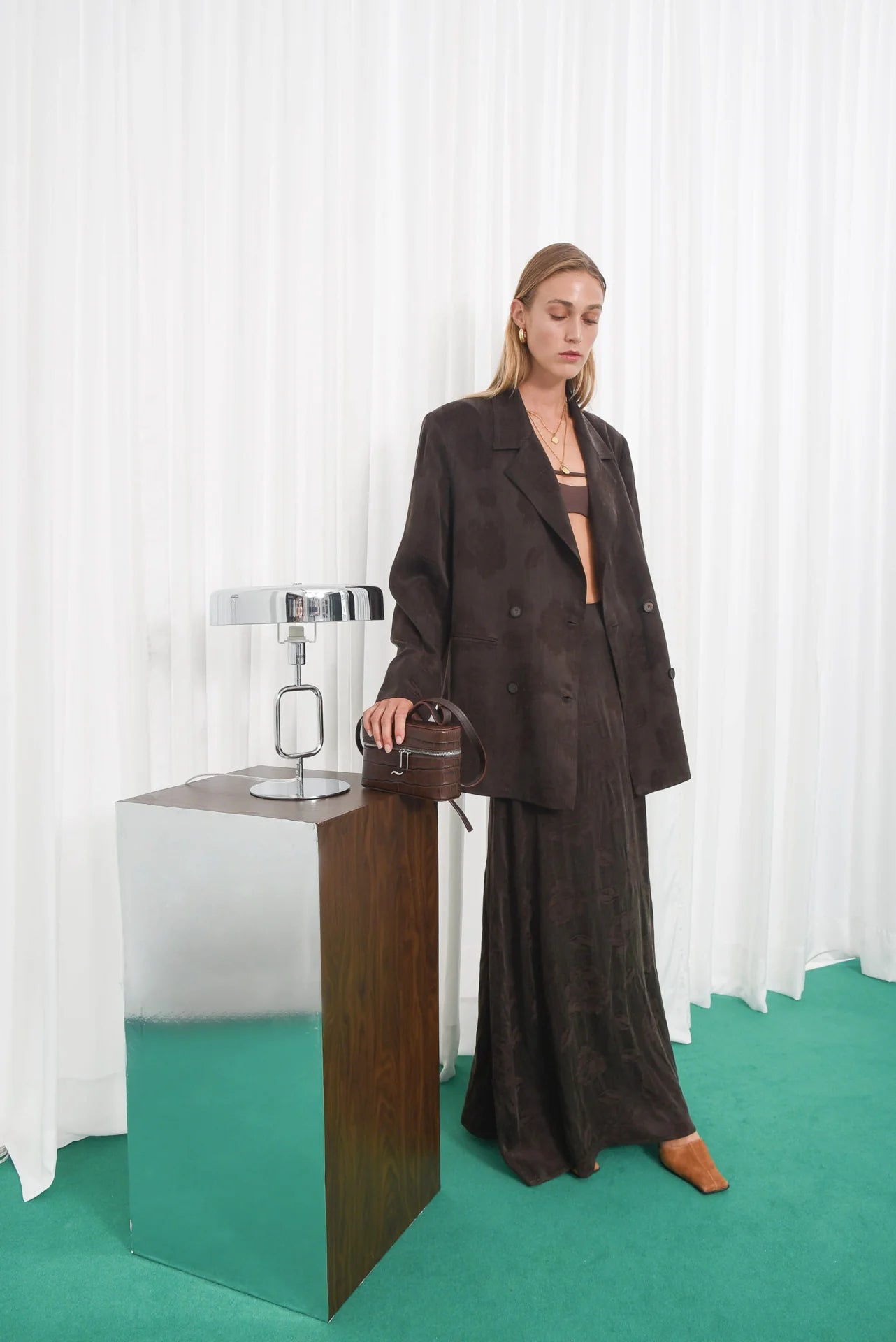 INNER VOICE MAXI SKIRT brown