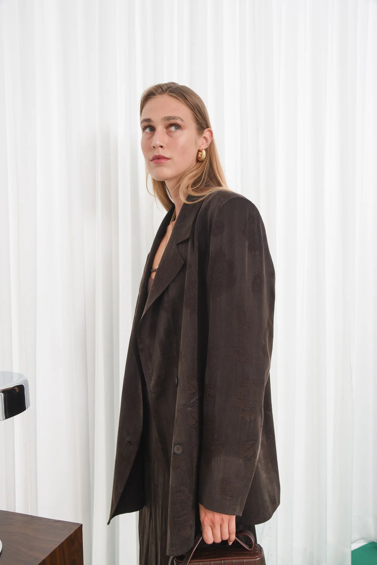 INNER VOICE BLAZER BROWN