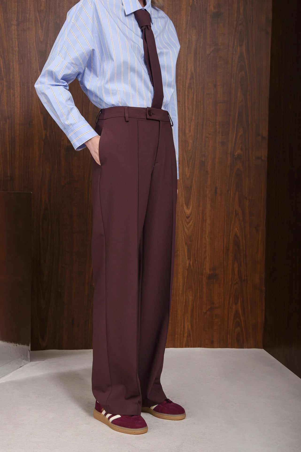 INNOCENT PANTS wine purple