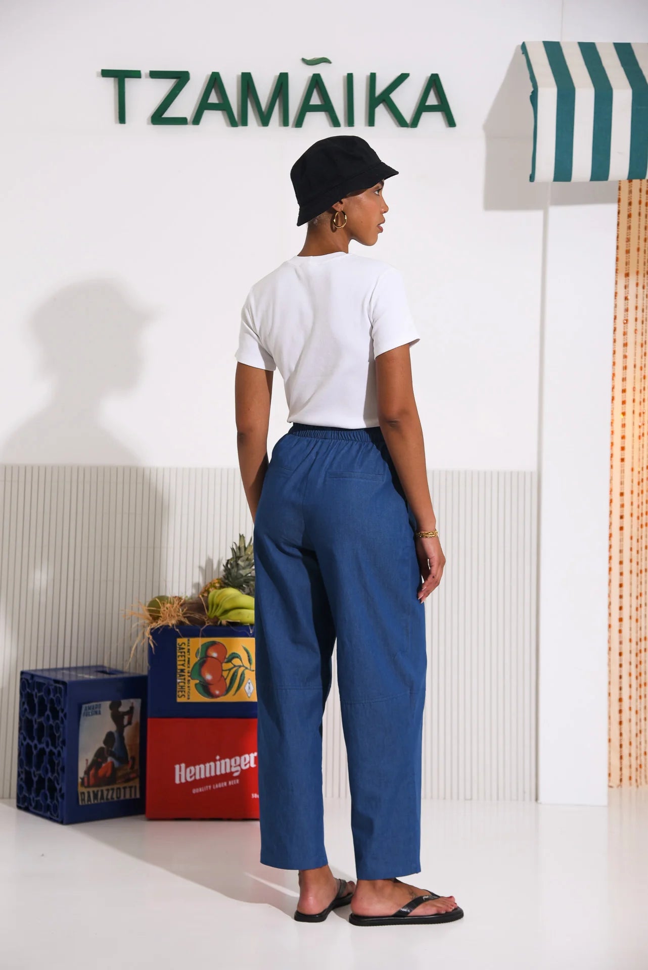 SALTFISH RIBBED TEE WHITE