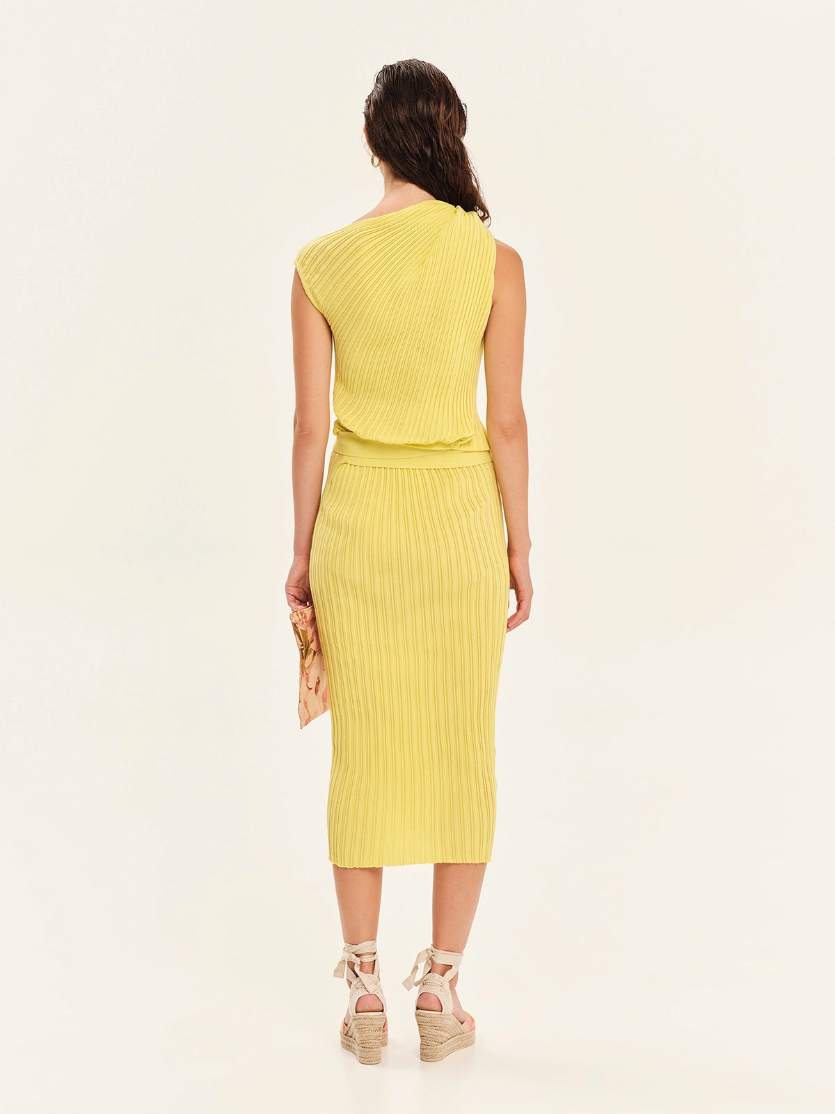 Knit Midi Dress – Seashells Blue S26240