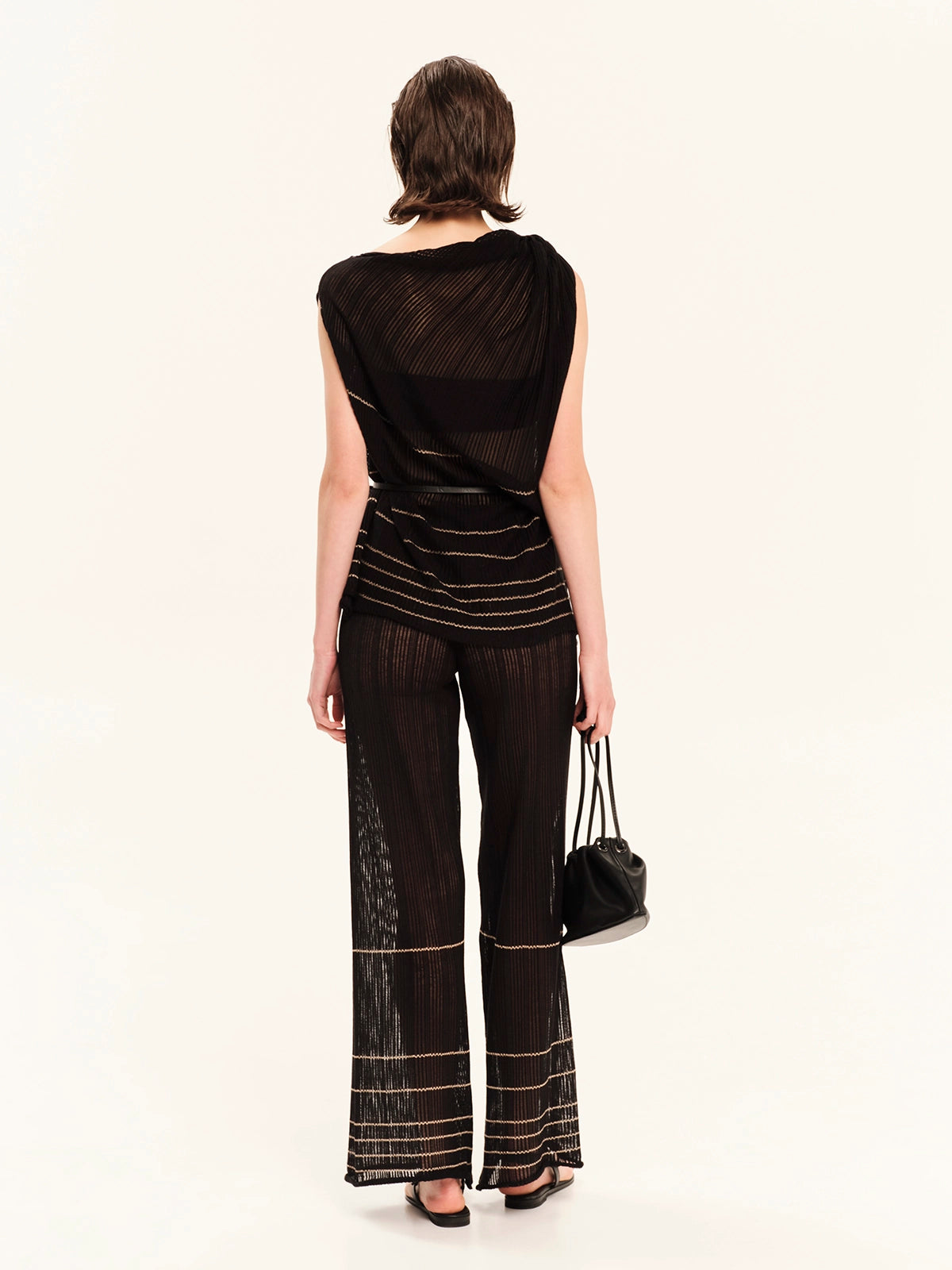 Knit Long Draped Top – Siren’s Song S26212