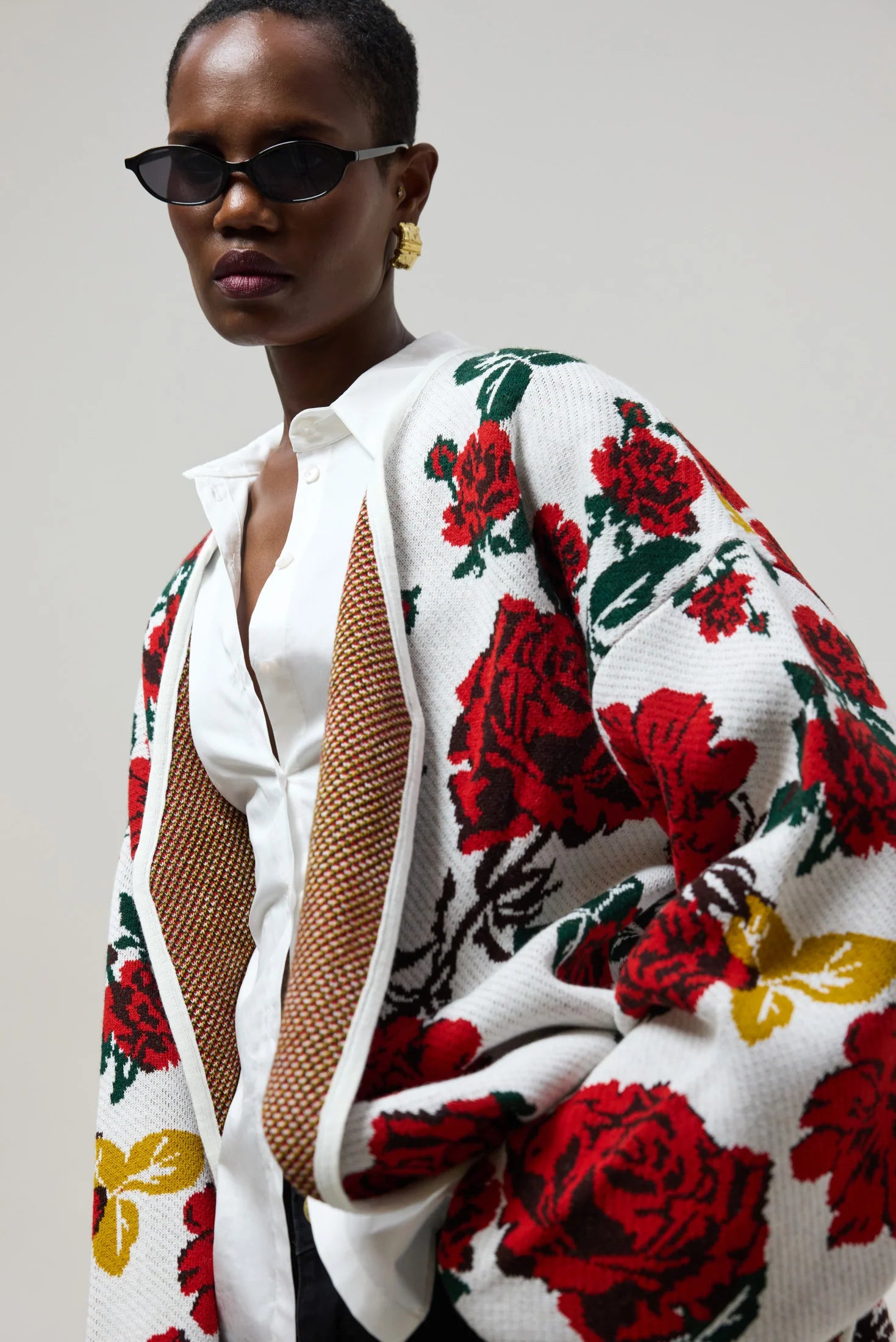 Old Fashioned Cardigan (Red)