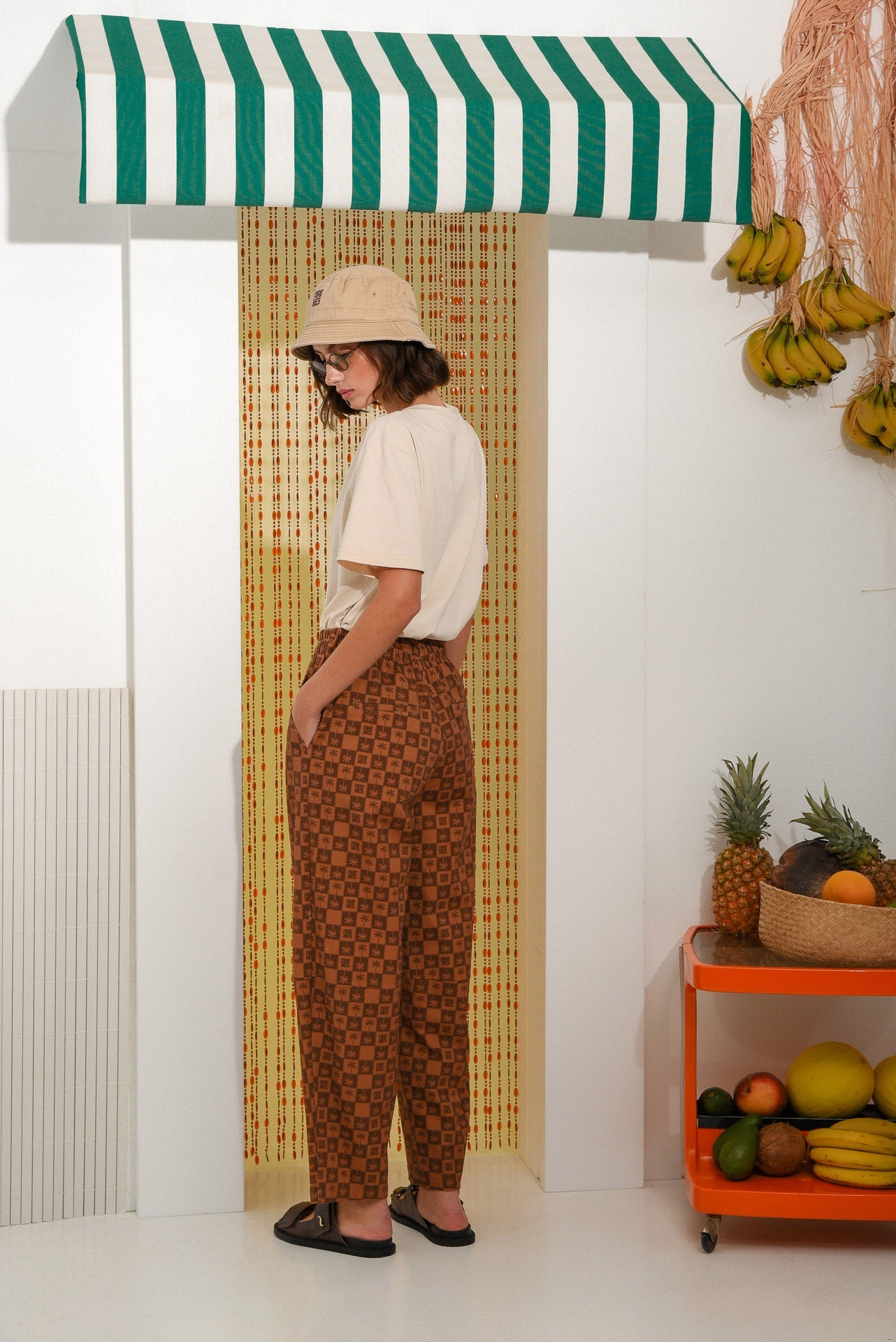 PALM RUM PANTS BROWN