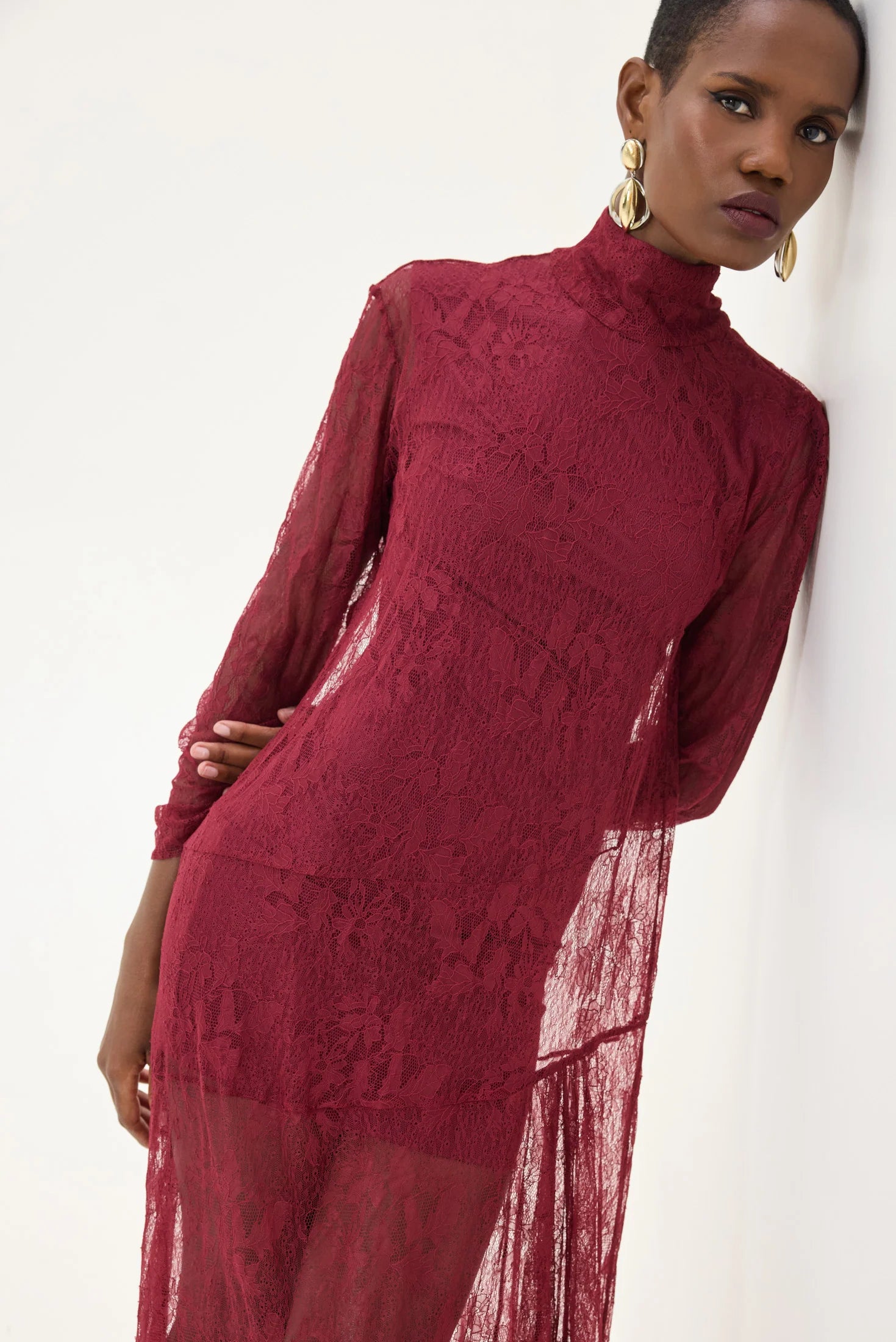 Paradise Top Dress (Wine)