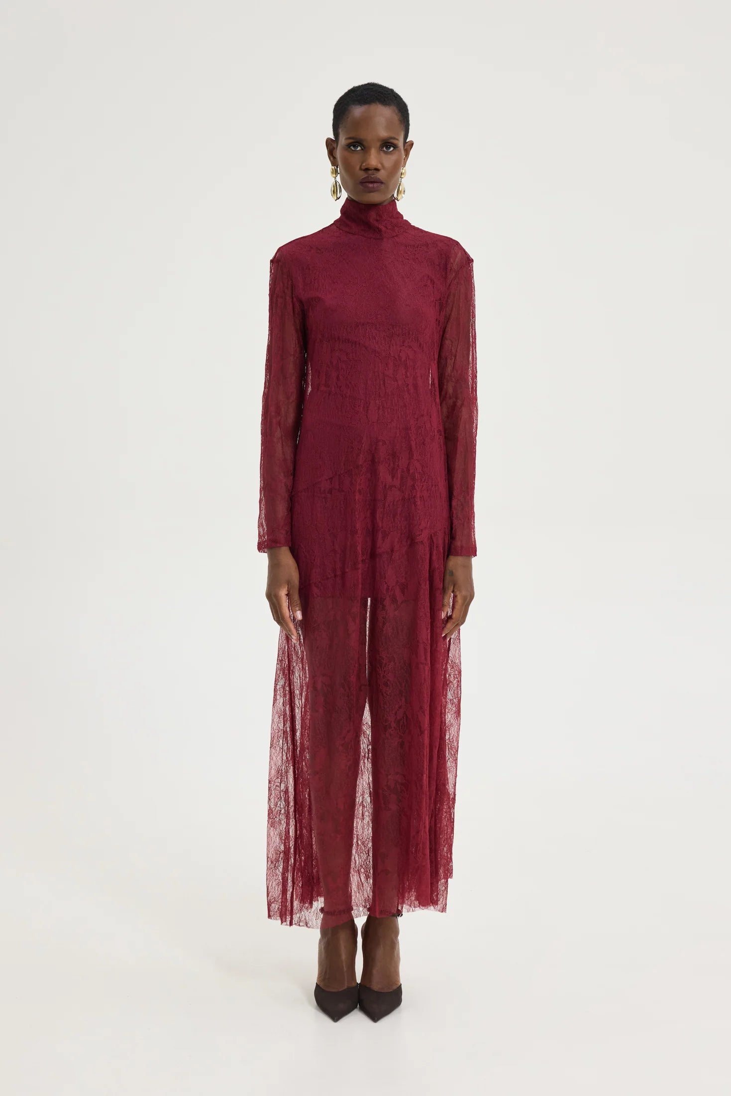 Paradise Top Dress (Wine)