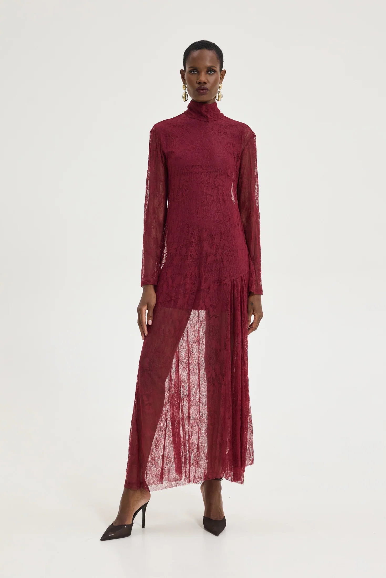 Paradise Top Dress (Wine)