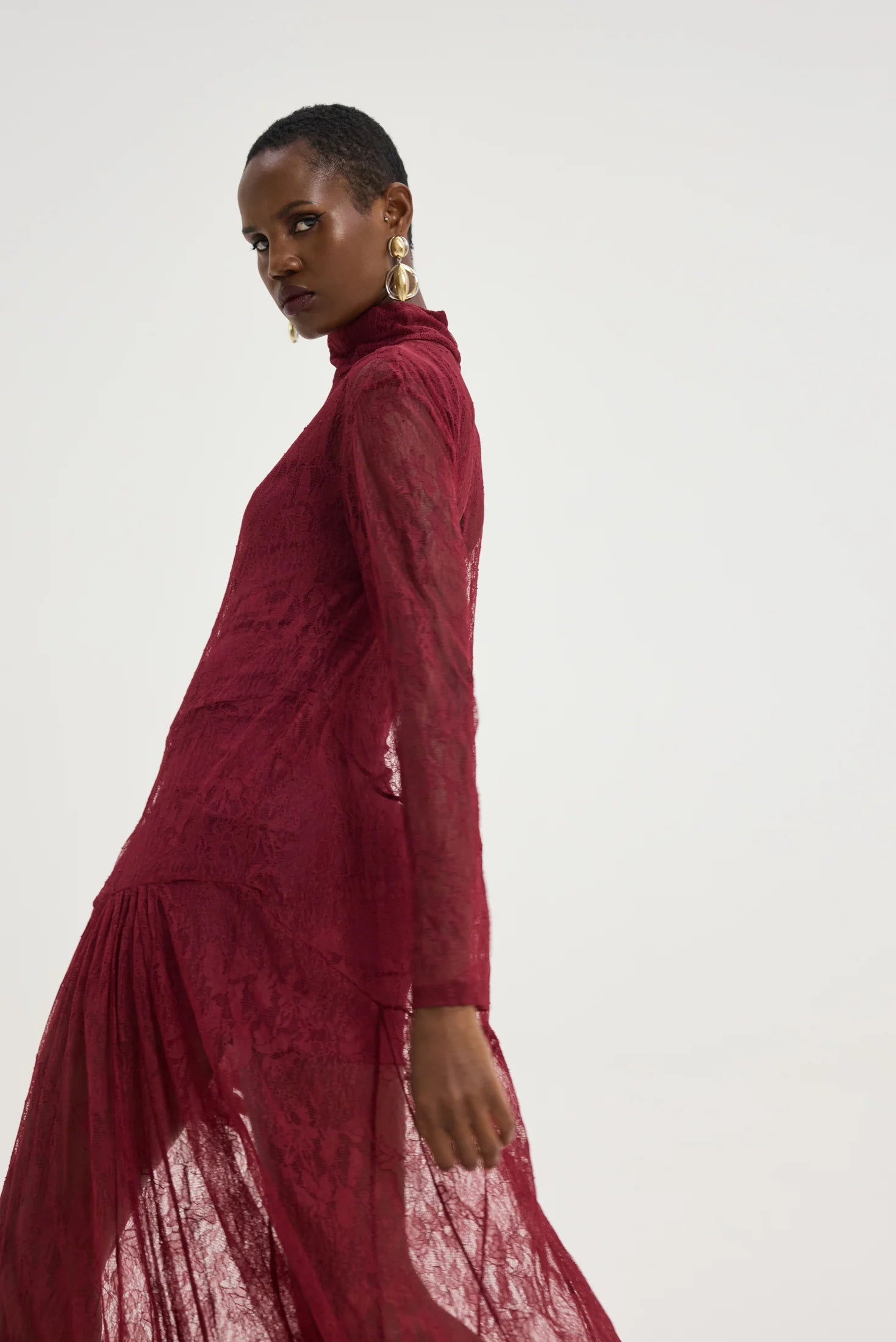 Paradise Top Dress (Wine)