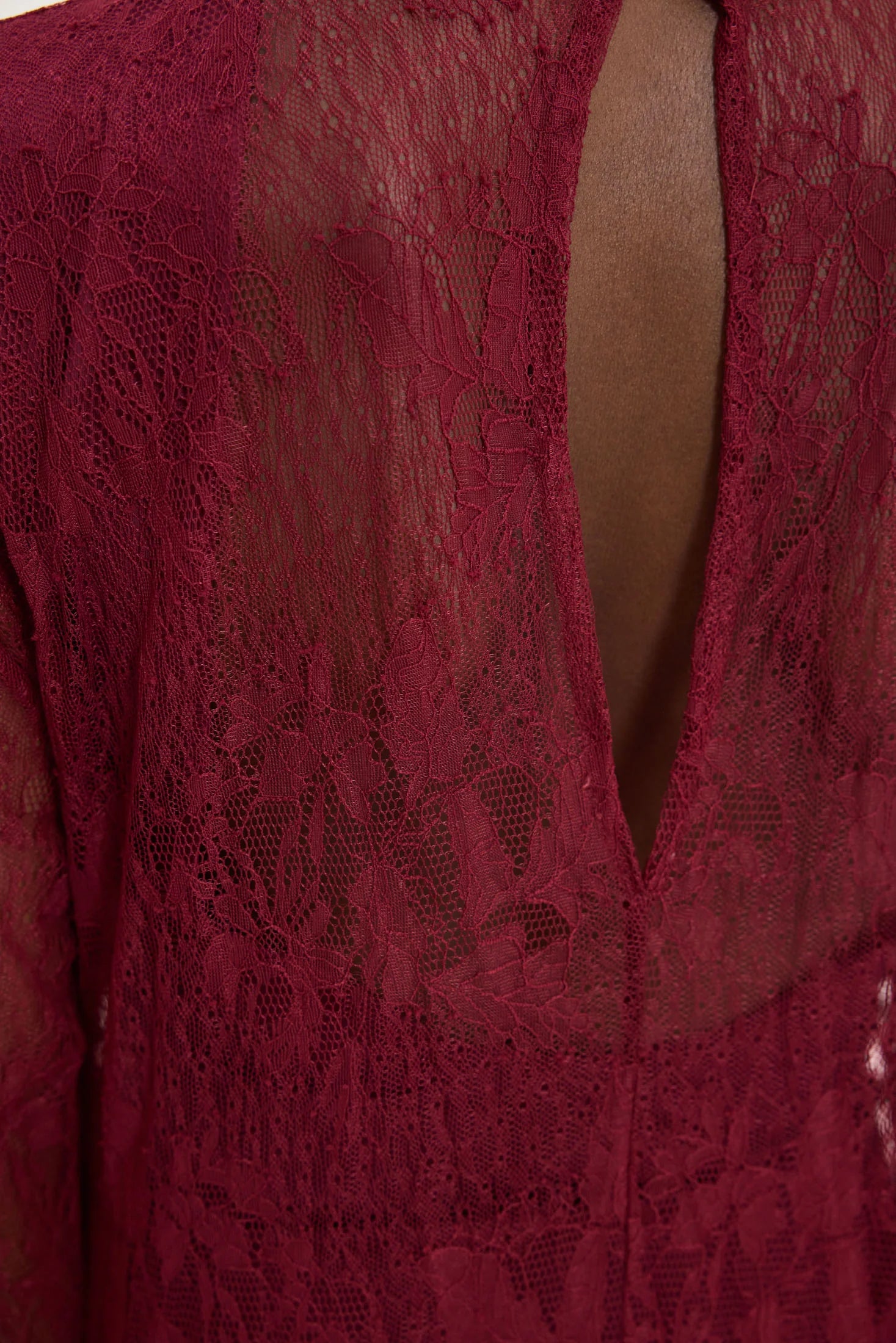 Paradise Top Dress (Wine)