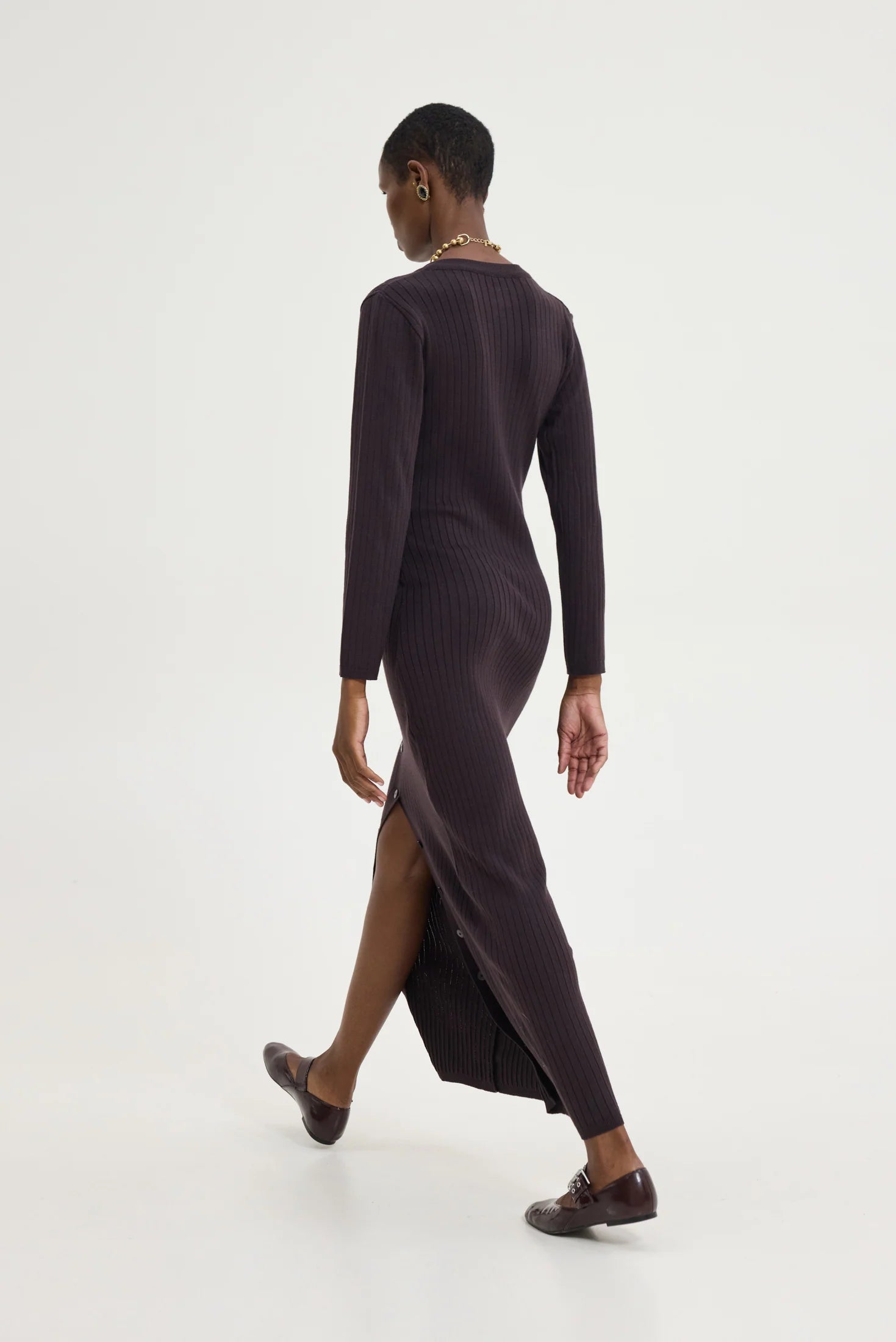 Punch Dress (Dark Brown )