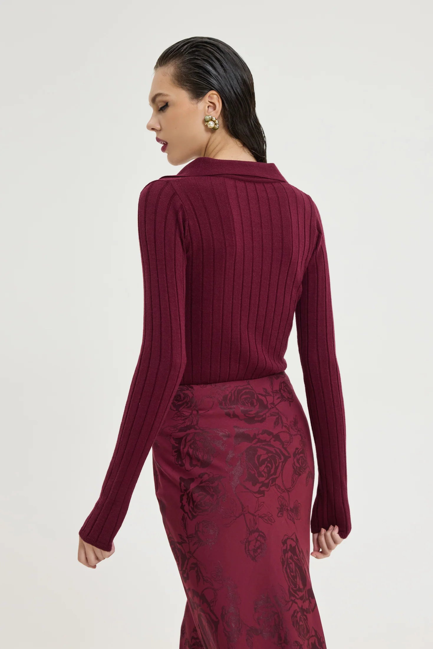 Rosemary Skirt (Bordeaux)