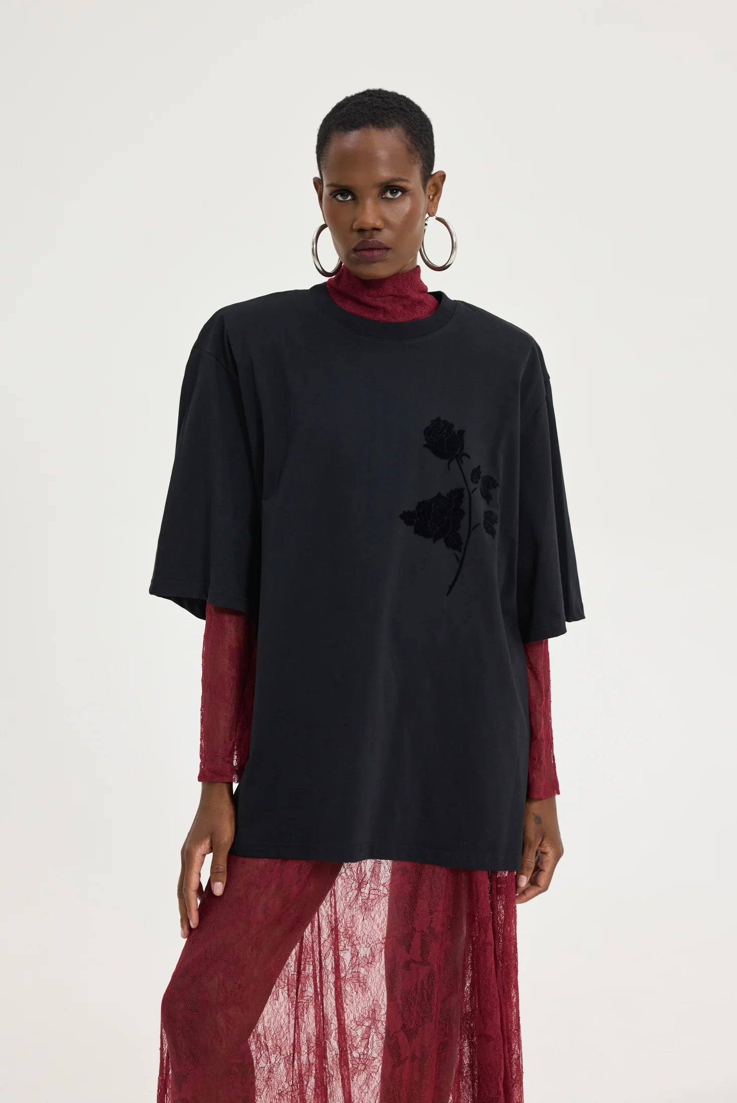 Sahara Flower T-shirt (Black)