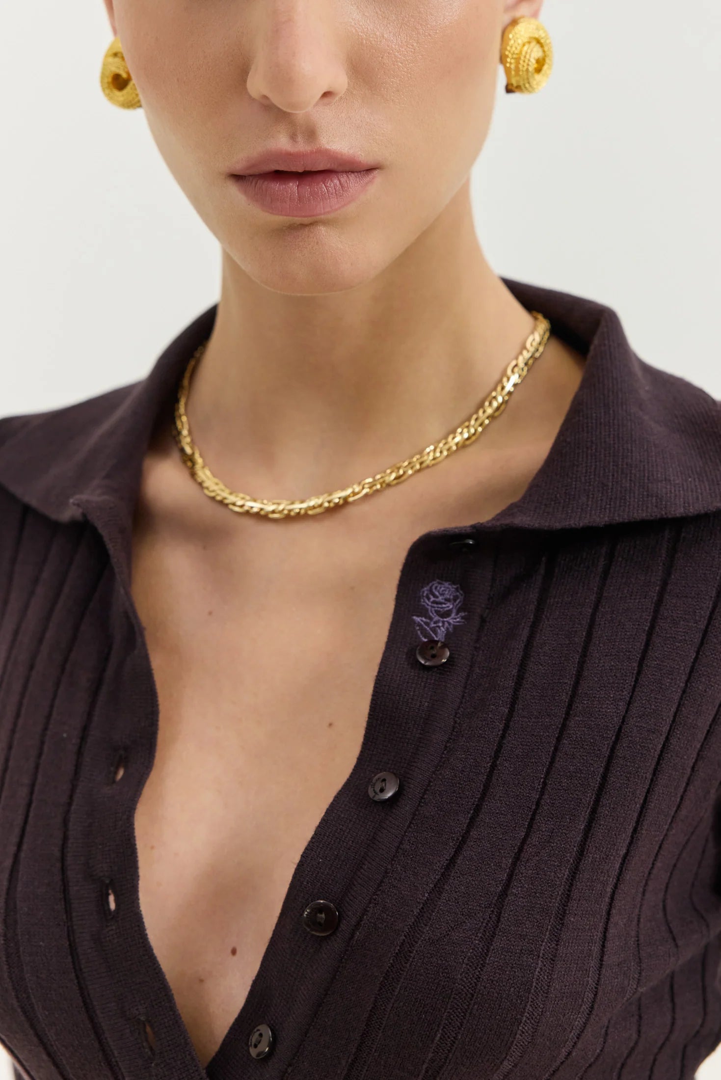 Specter Top (Dark Brown )