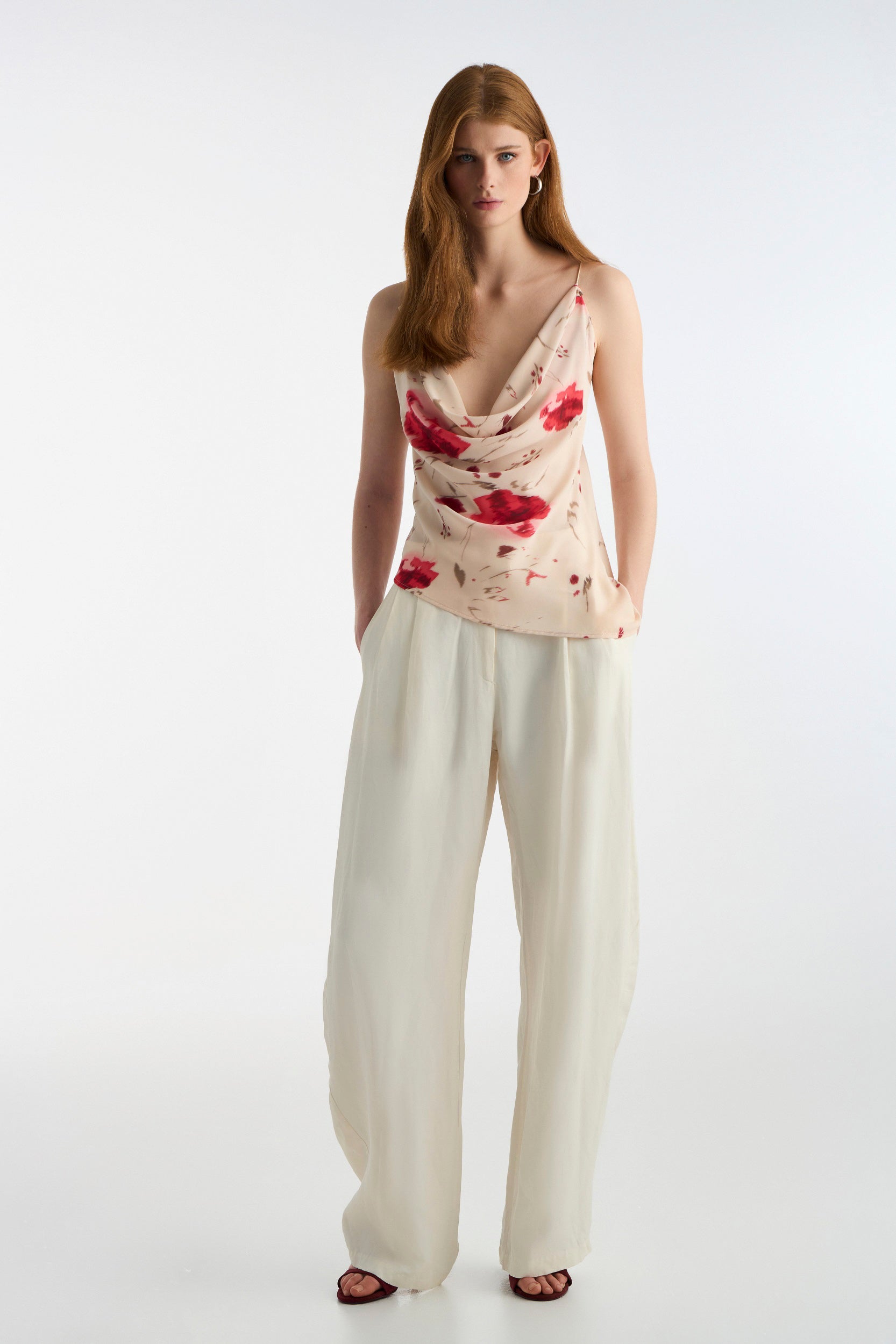 Linen White Pants