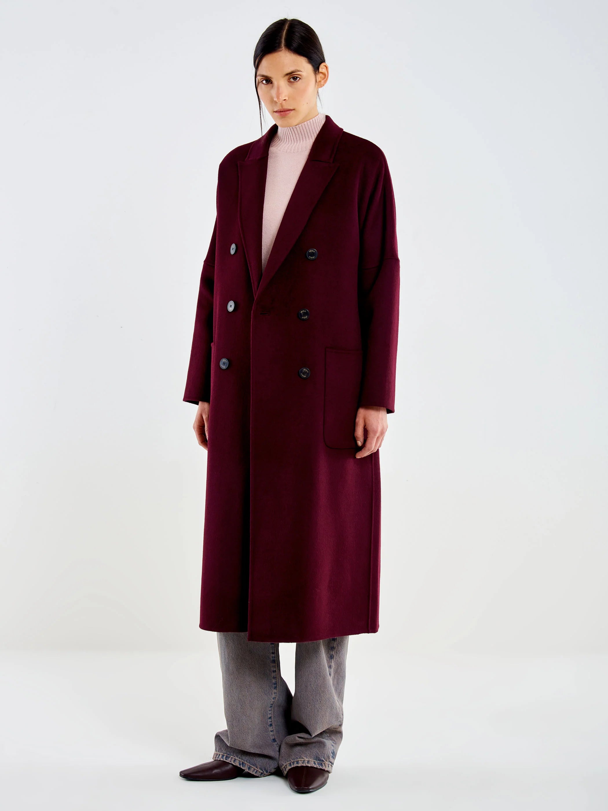 Double-breasted coat