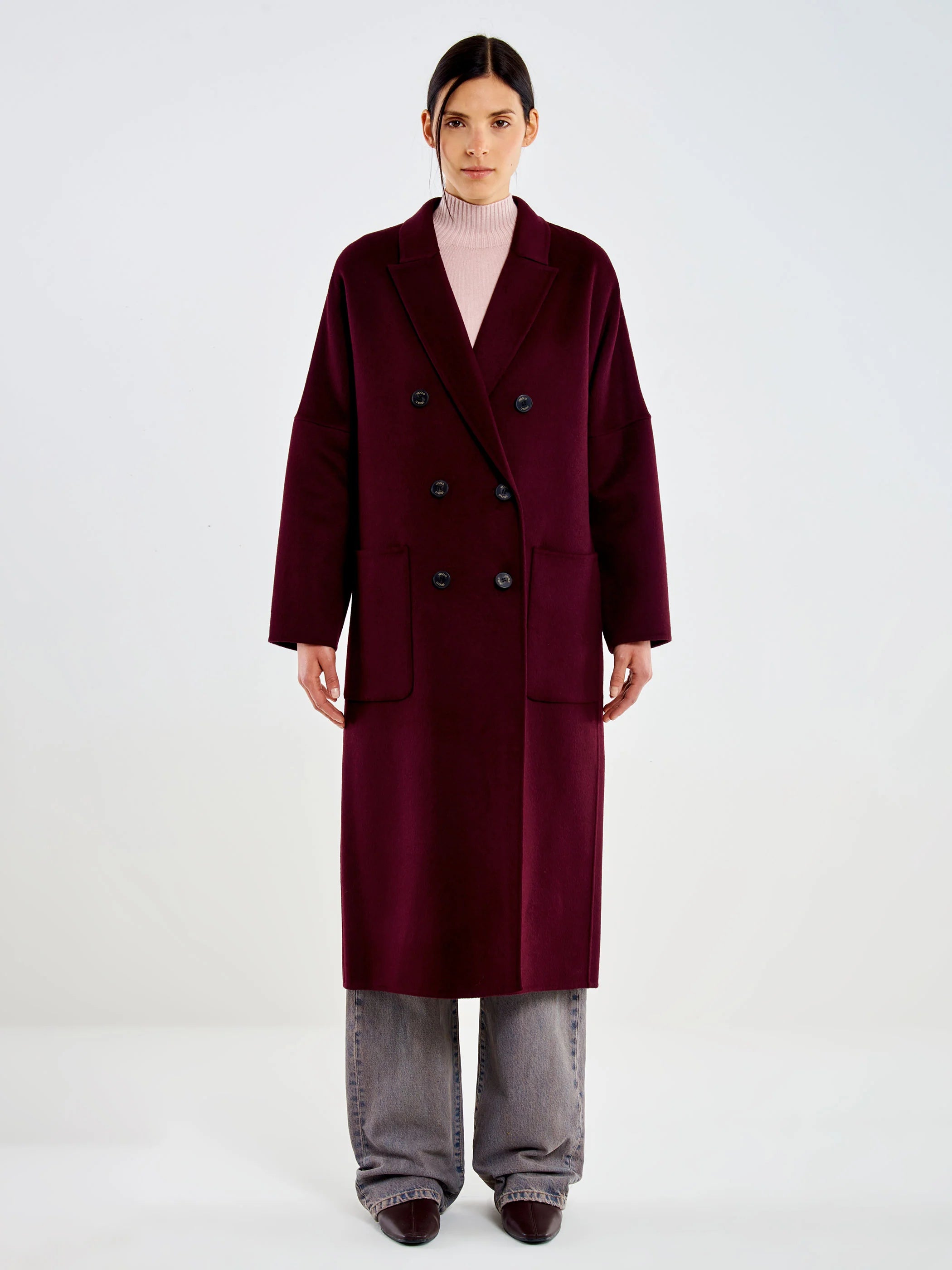 Double-breasted coat