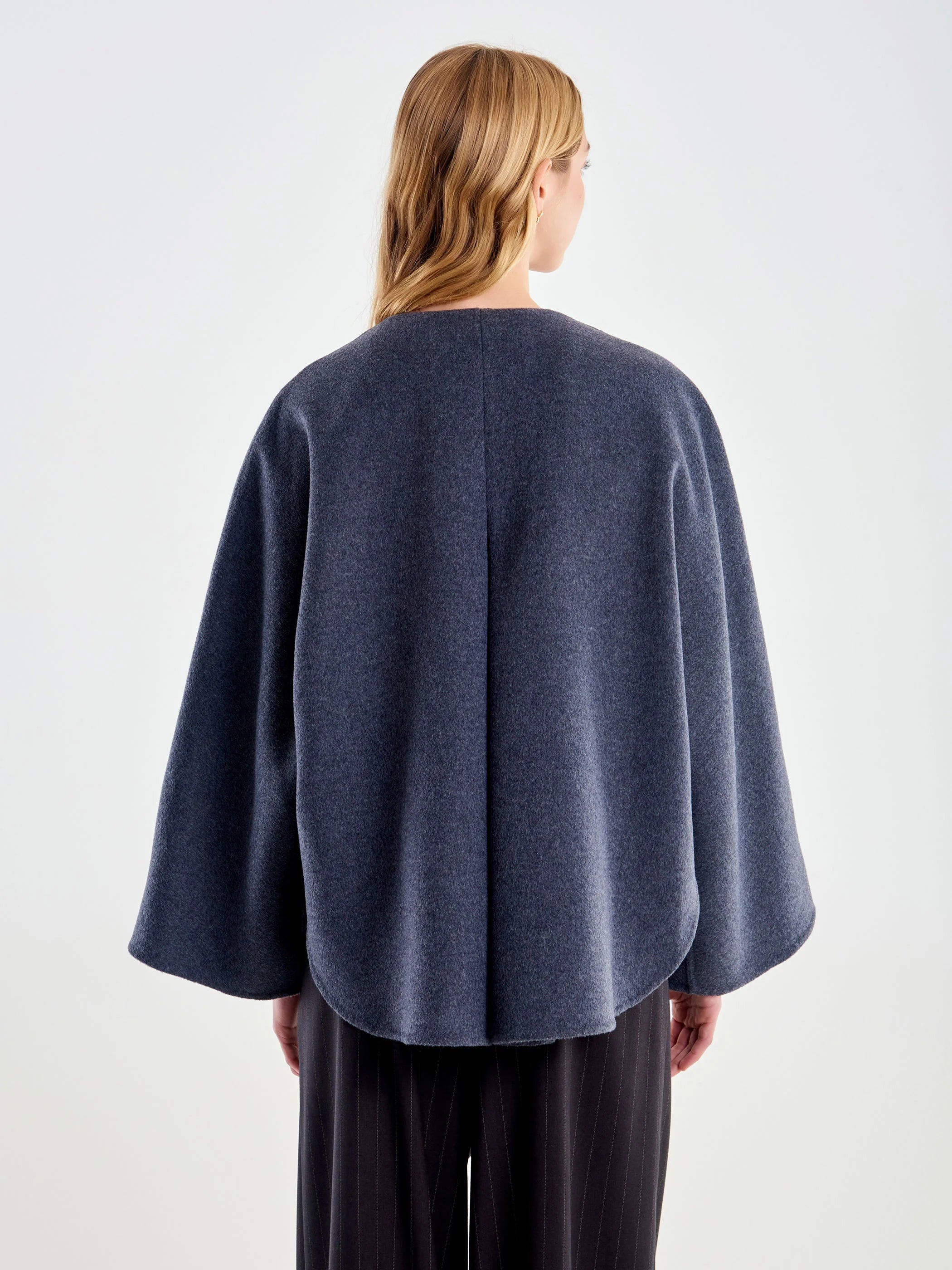 TAC0015 Short Coat with Stole