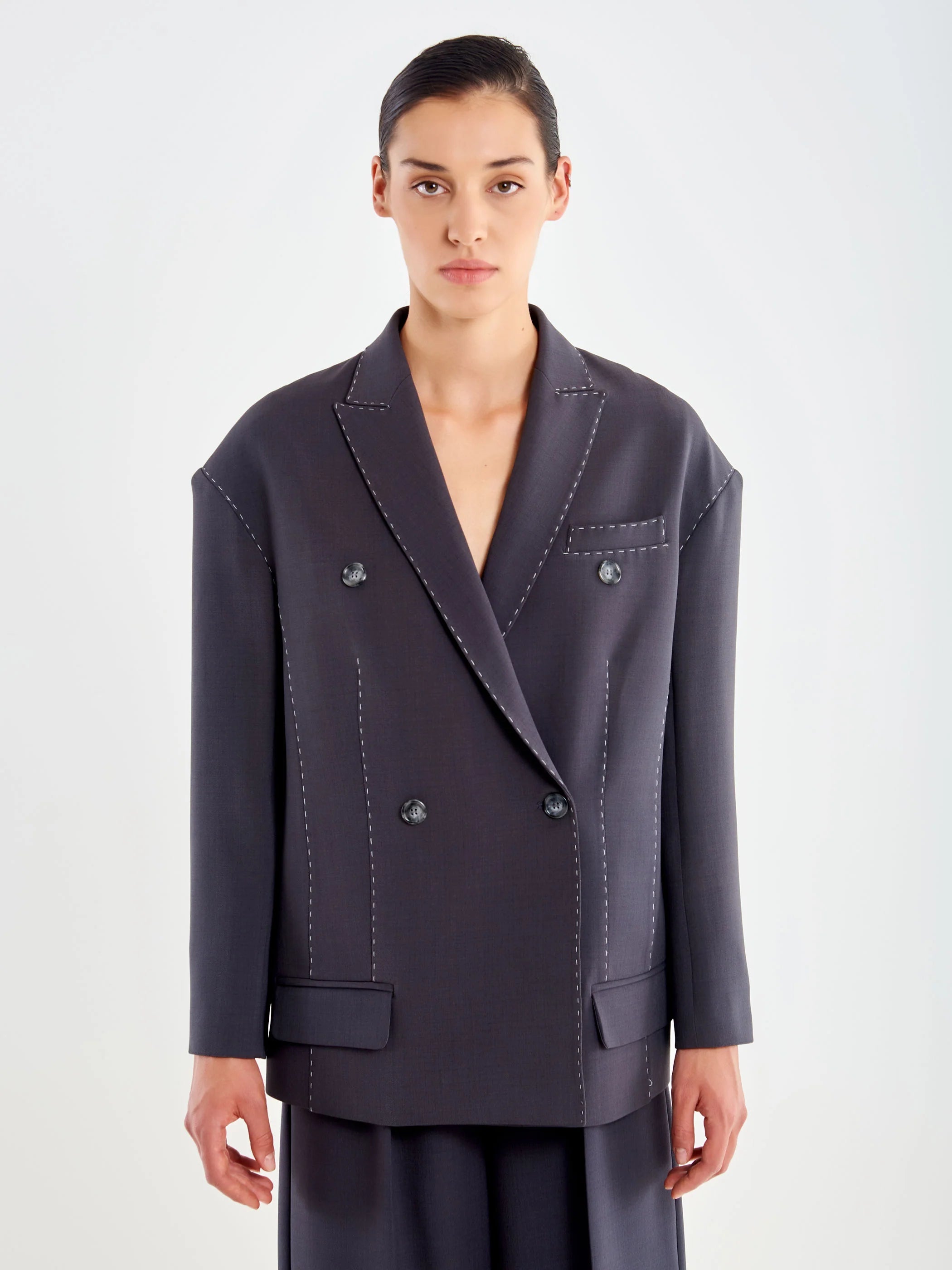 Oversized Milano Stitch Jacket