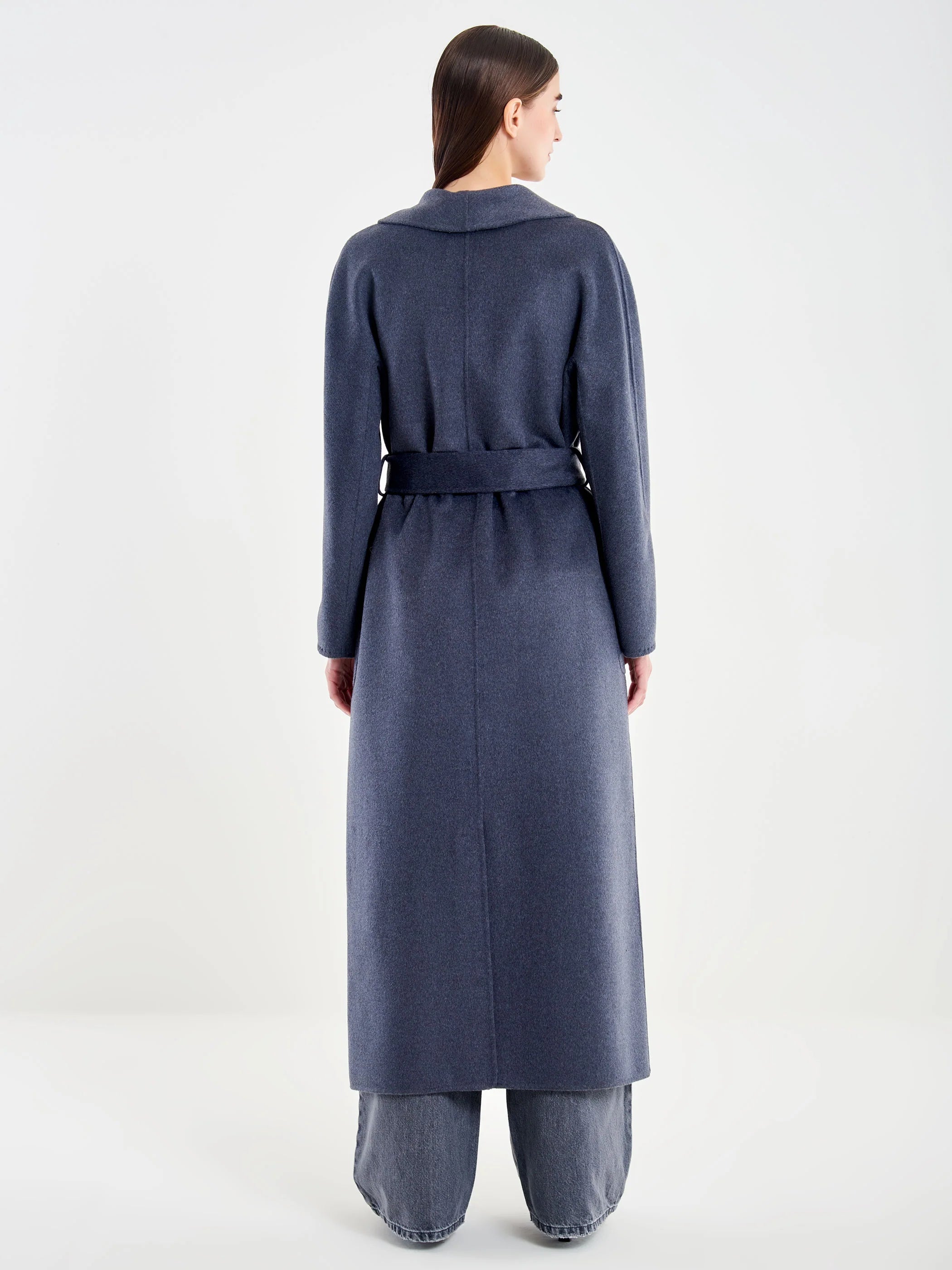 Long Coat with Belt TF0004