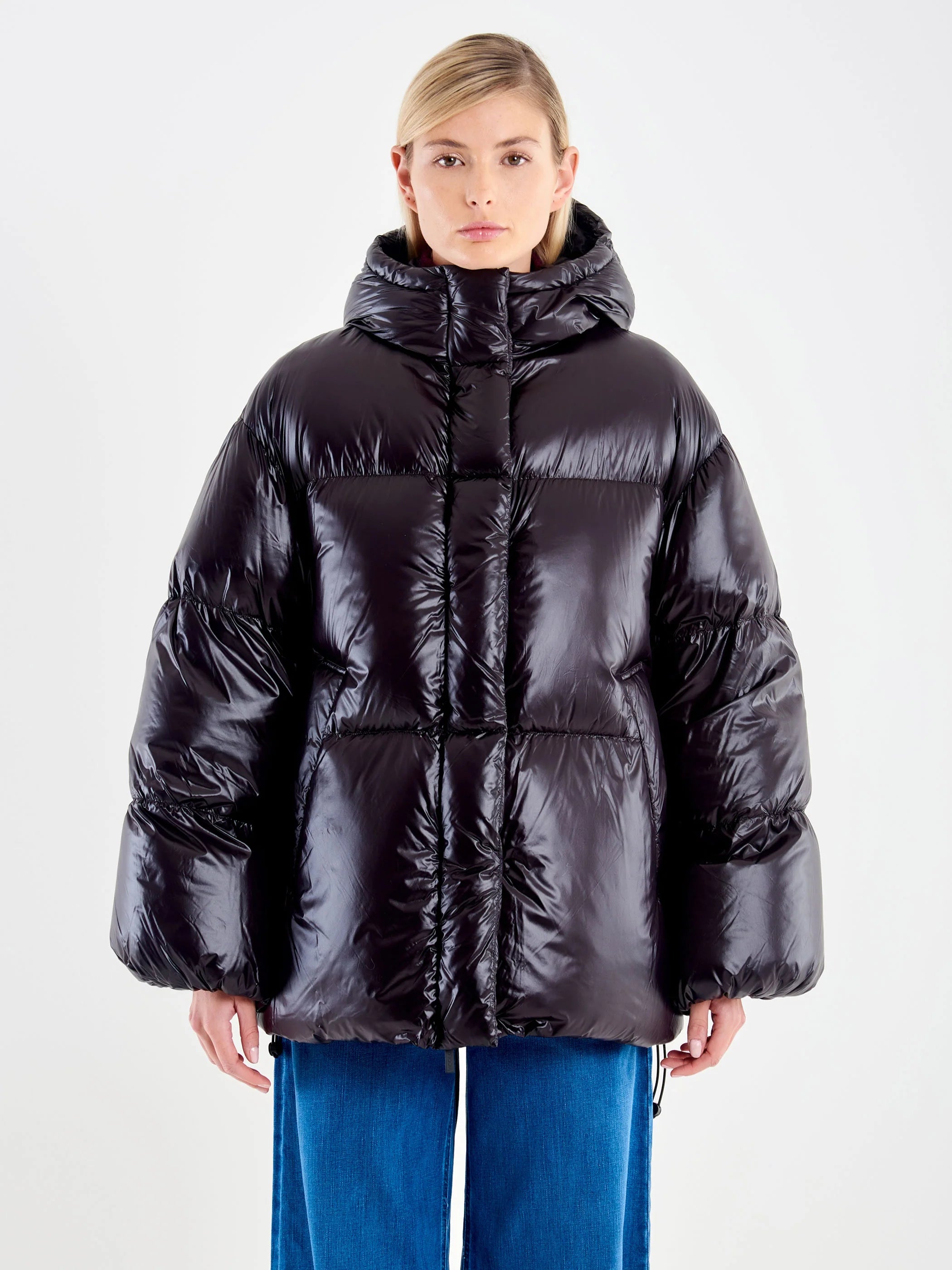 Balloon Hooded Down Jacket TF0064