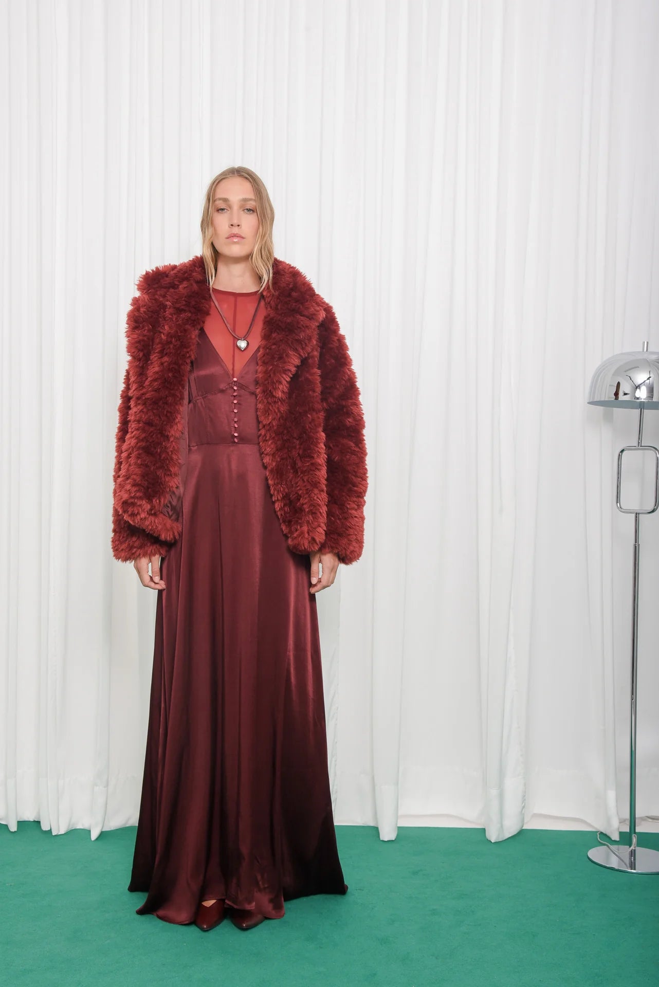 VANITY MAXI DRESS BORDEAUX