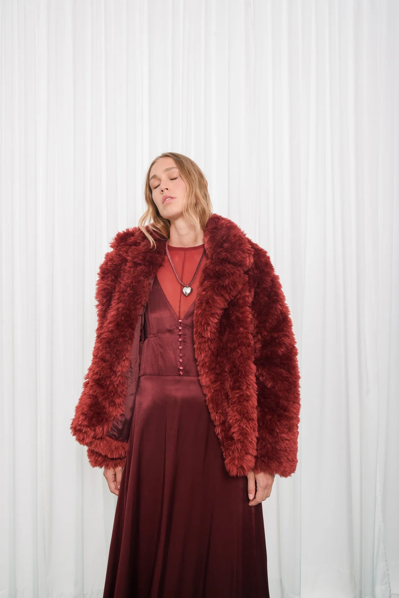 VANITY MAXI DRESS BORDEAUX