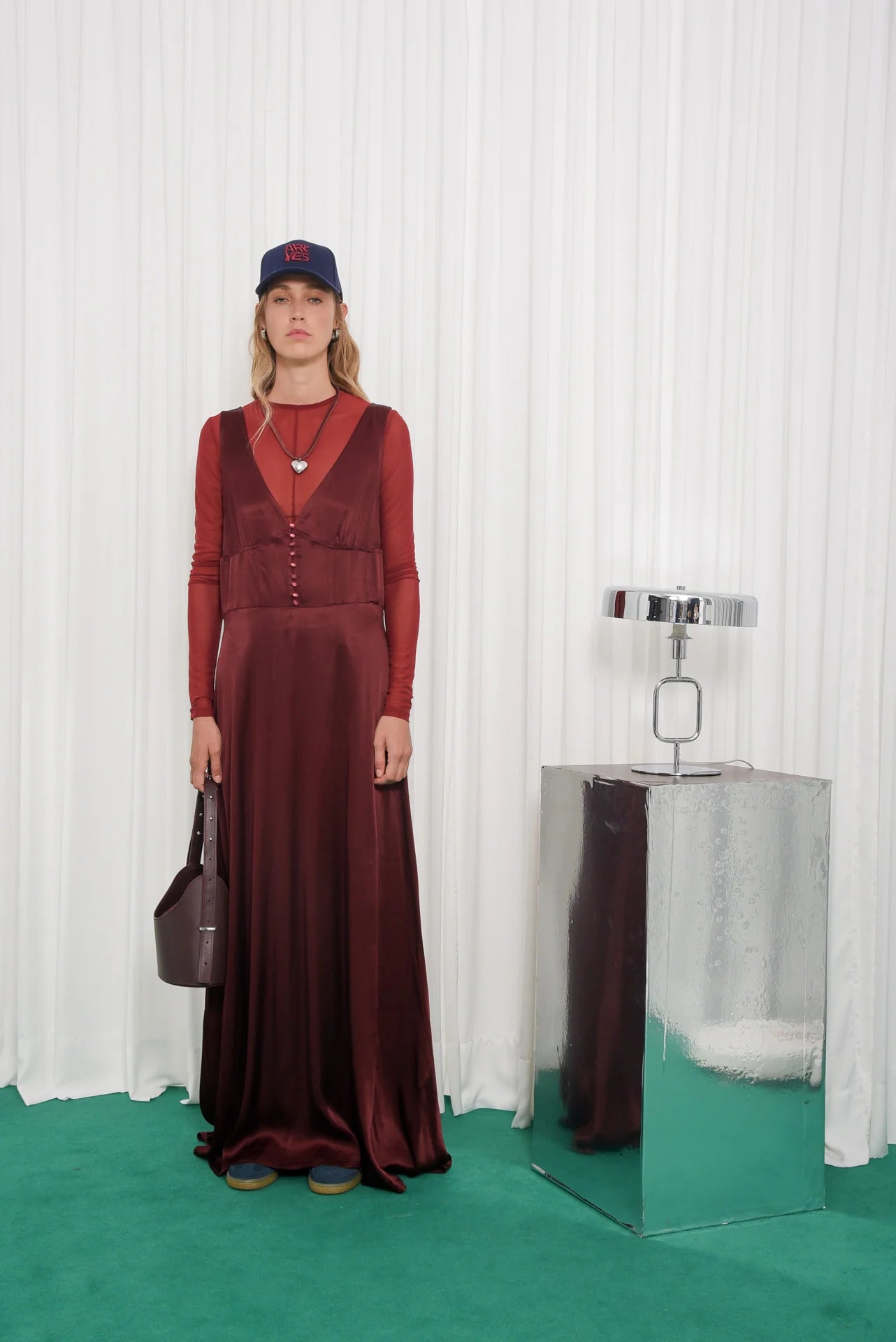 VANITY MAXI DRESS BORDEAUX