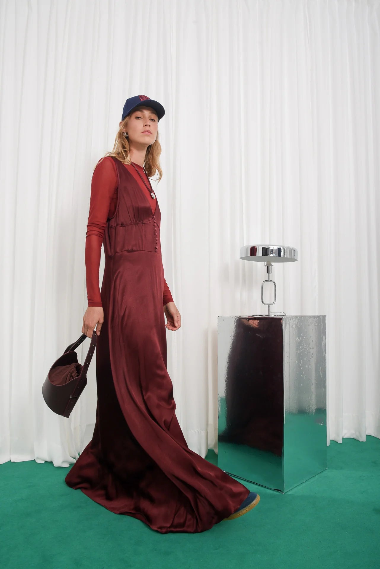 VANITY MAXI DRESS BORDEAUX