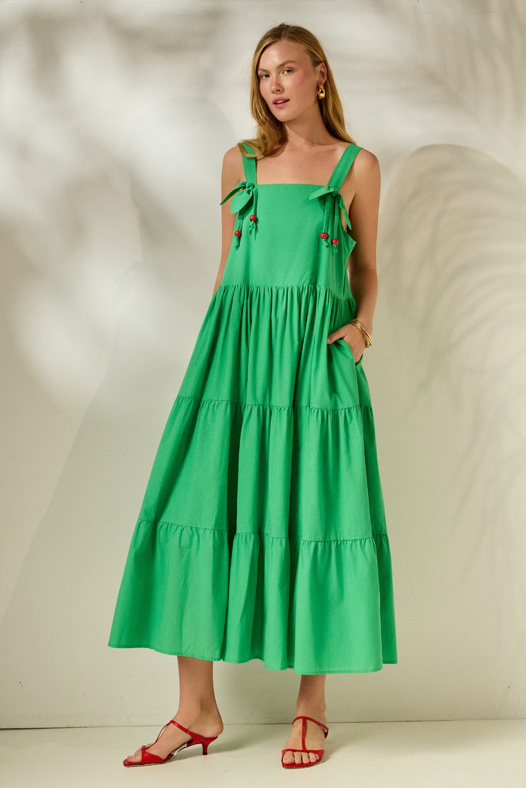 ERATO MATCHA CHERRY DRESS