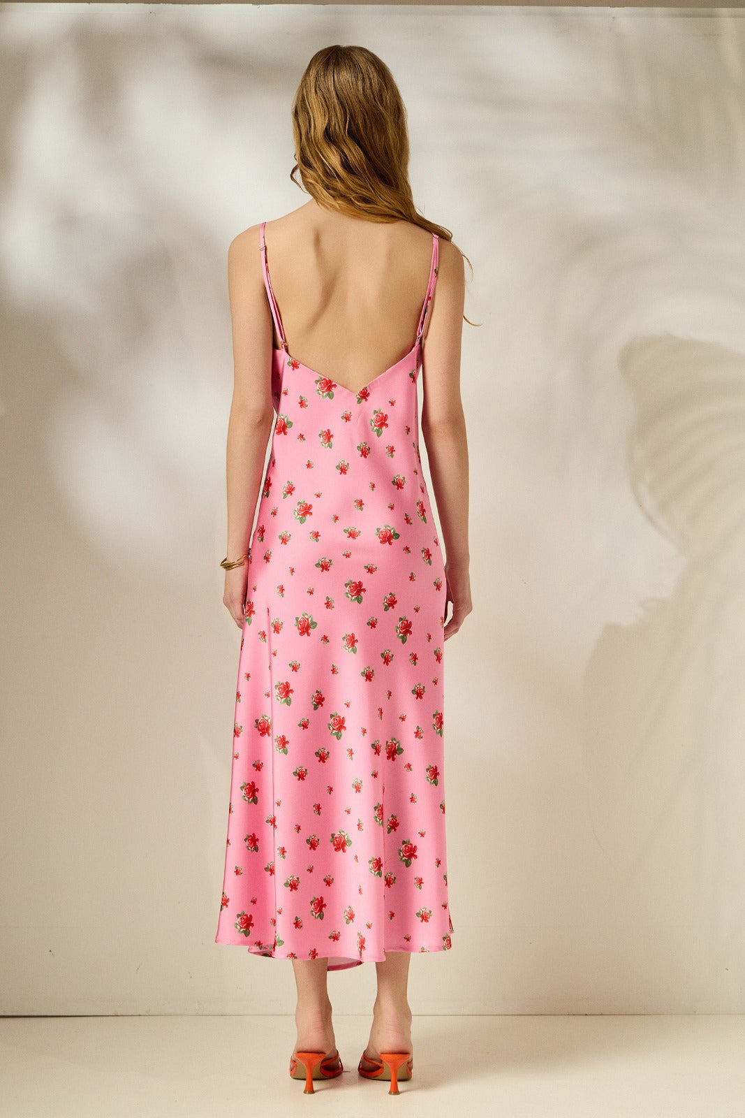 IOANNA DRESS PINK ROSES