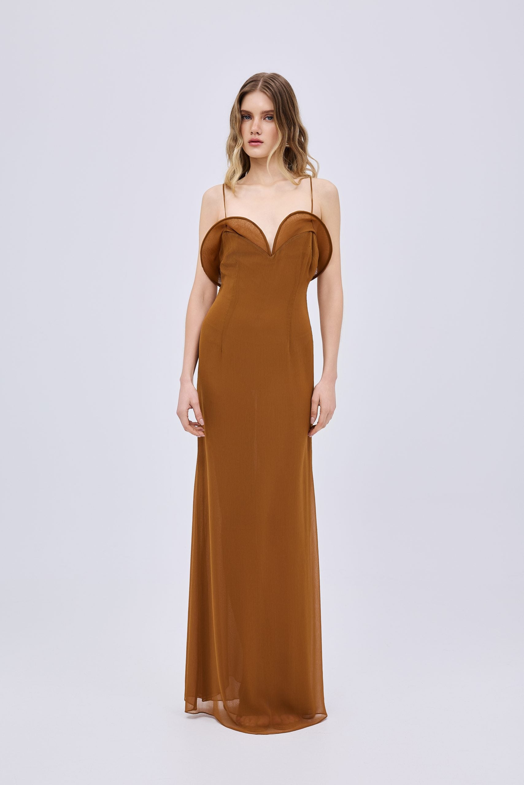 Capri Linings Dress Brown HR280