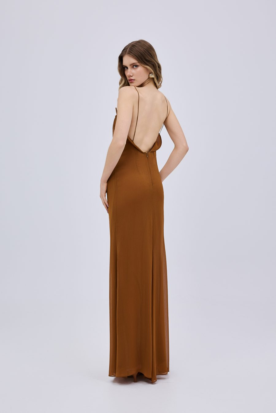 Capri Linings Dress Brown HR280