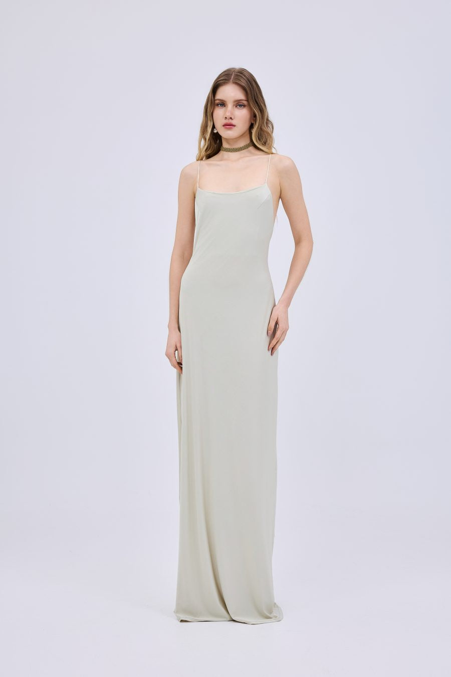Lana Champagne Dress HR005