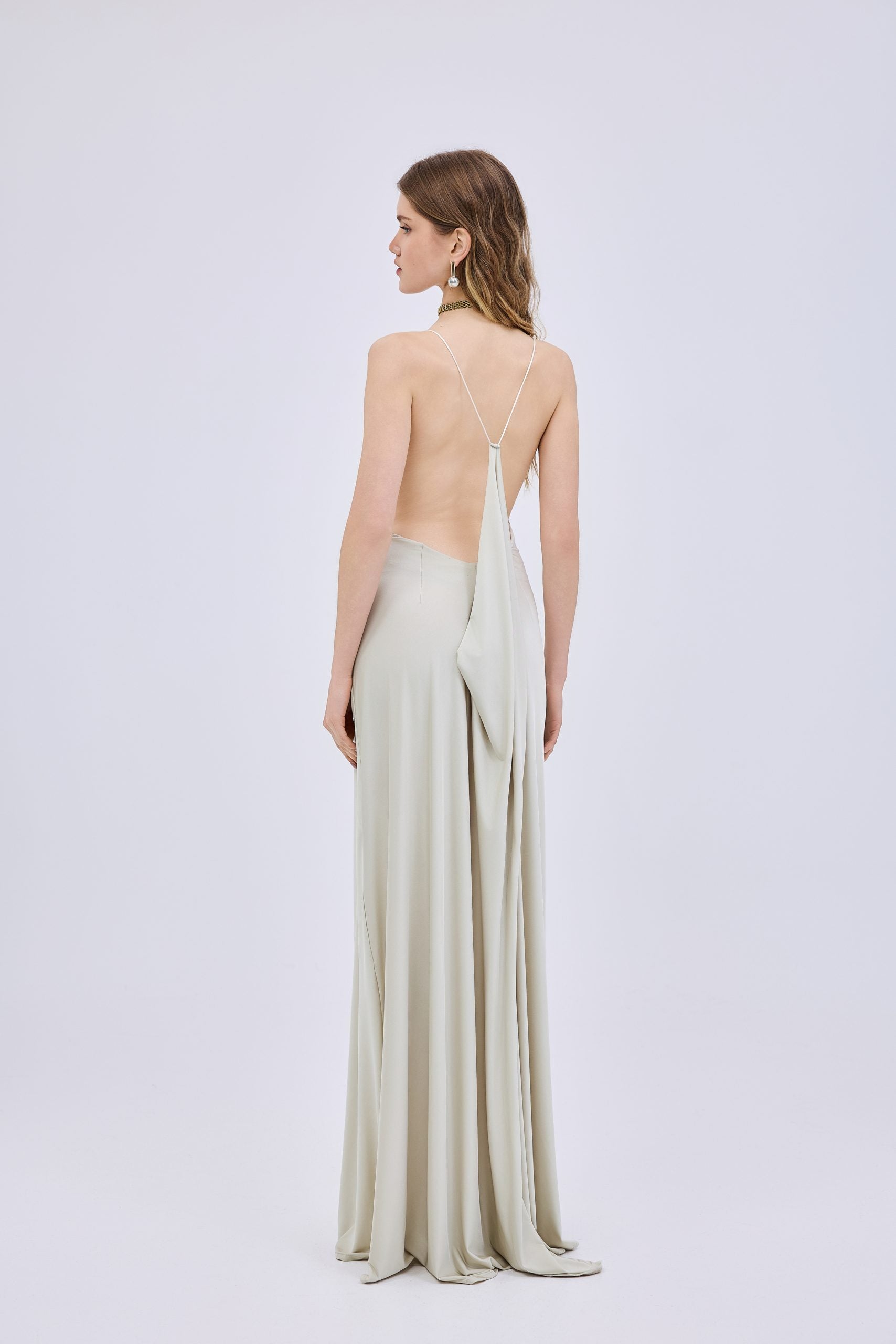 Lana Champagne Dress HR005