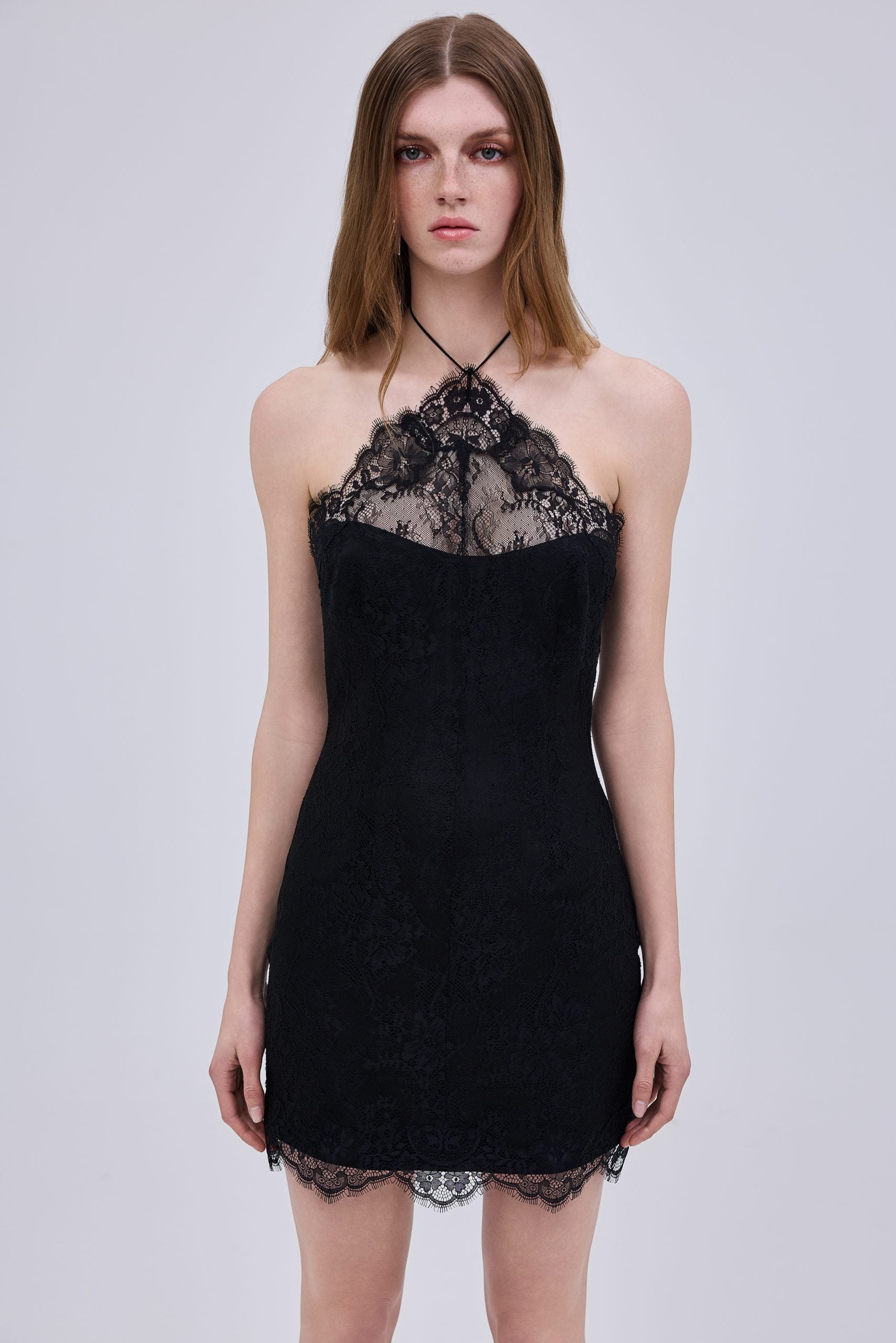 Daisy Lace Mini Dress HR740