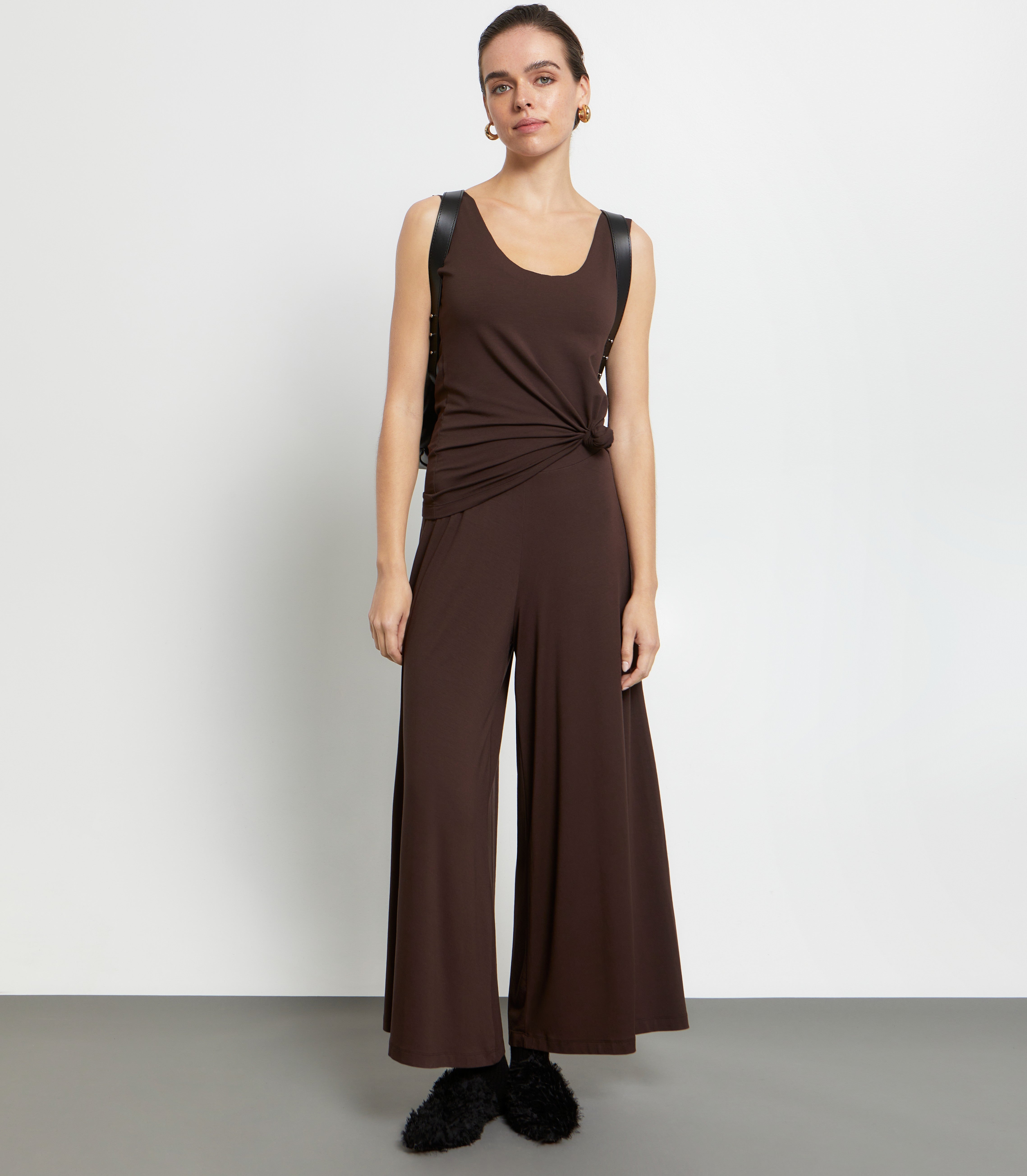 W26270 JUPE CULLOTE WITH  ELASTIC WAIST BAND