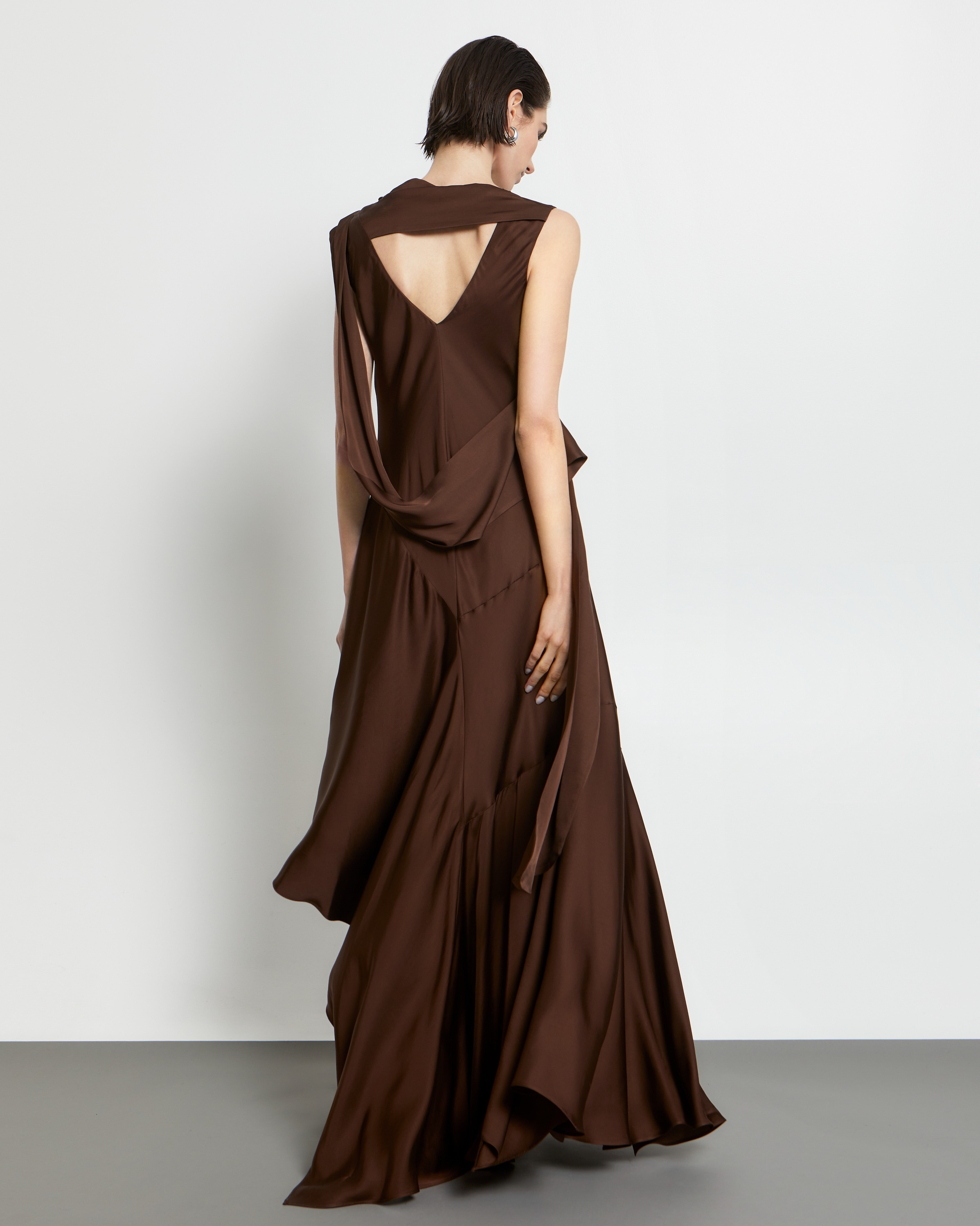 W26309 ASYMMETRICAL MAXI DRESS