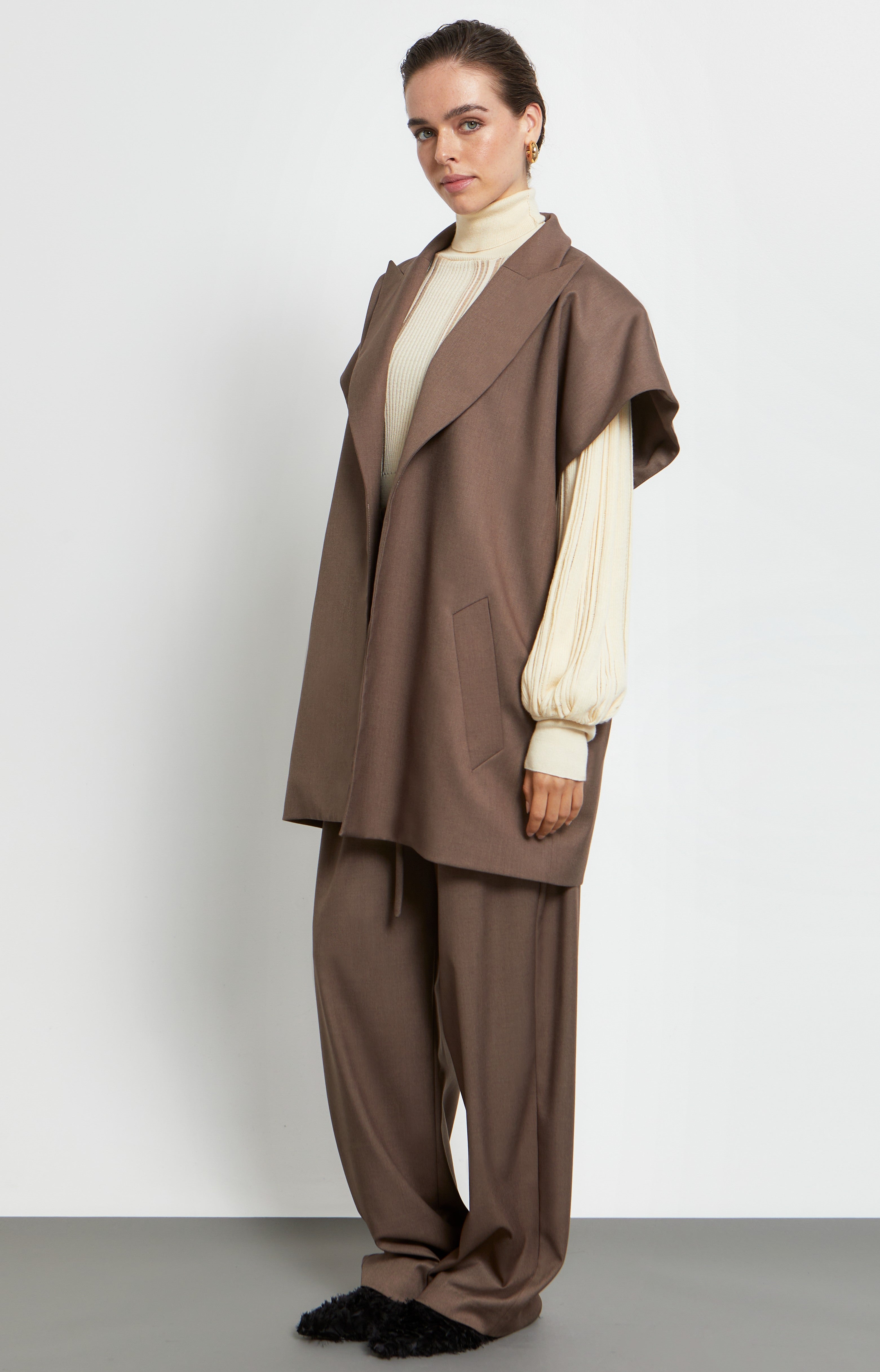 W26231 OVERSIZED TAILORED VEST