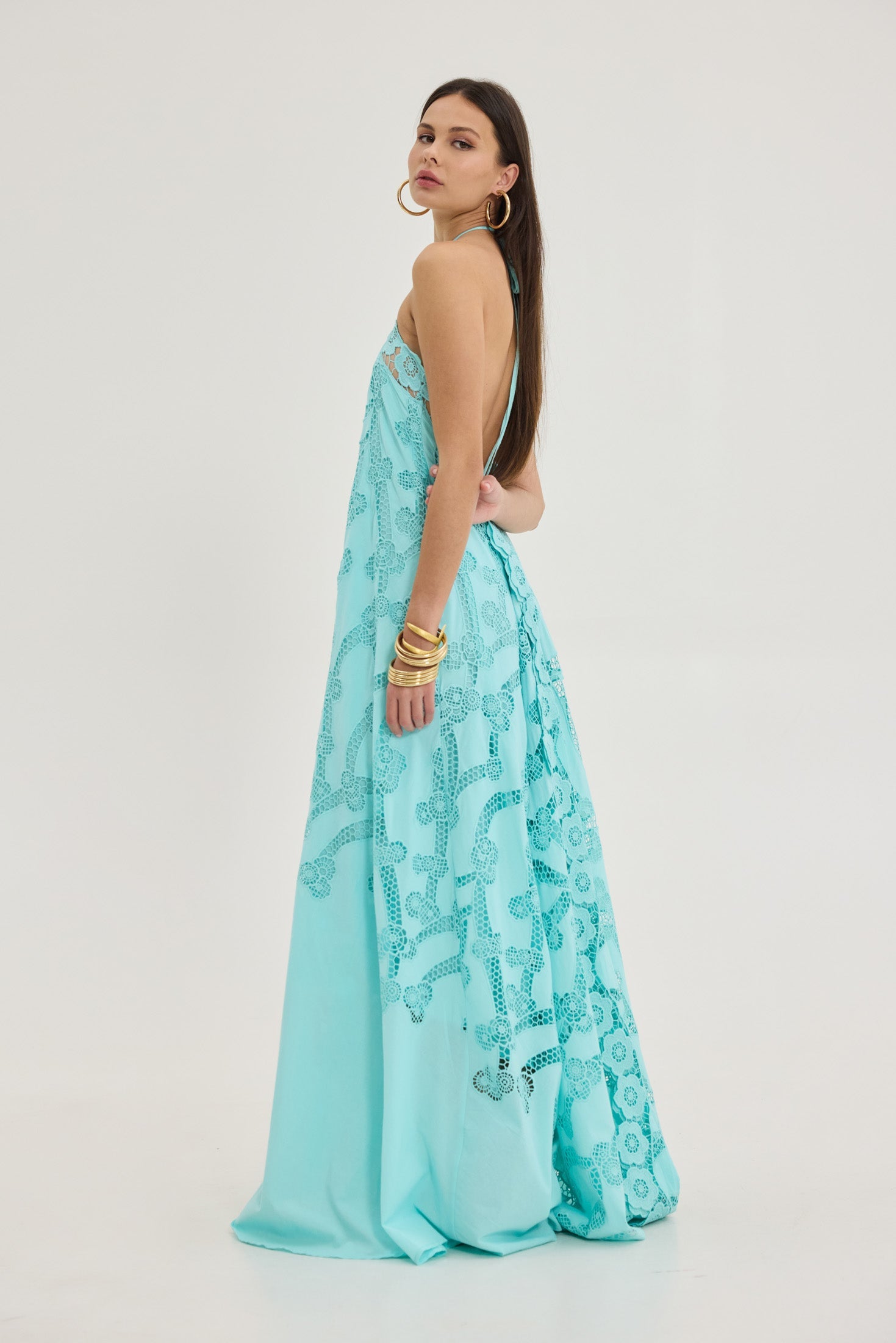 Bloom Dress (Aqua)