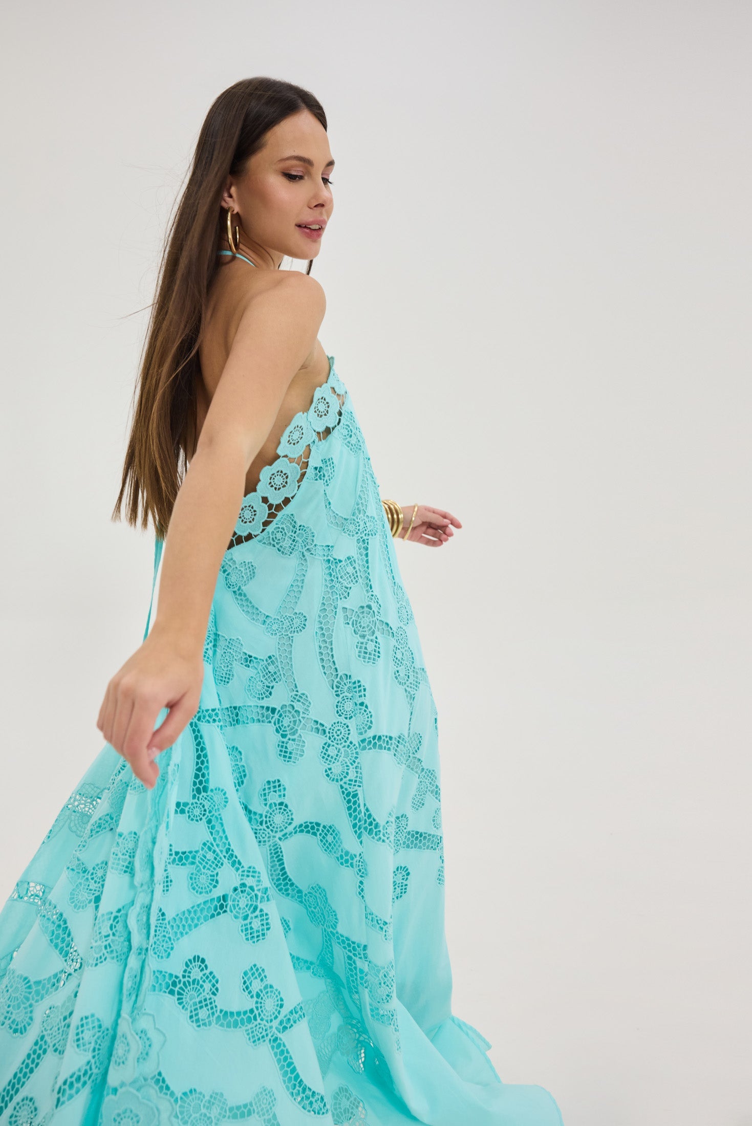 Bloom Dress (Aqua)