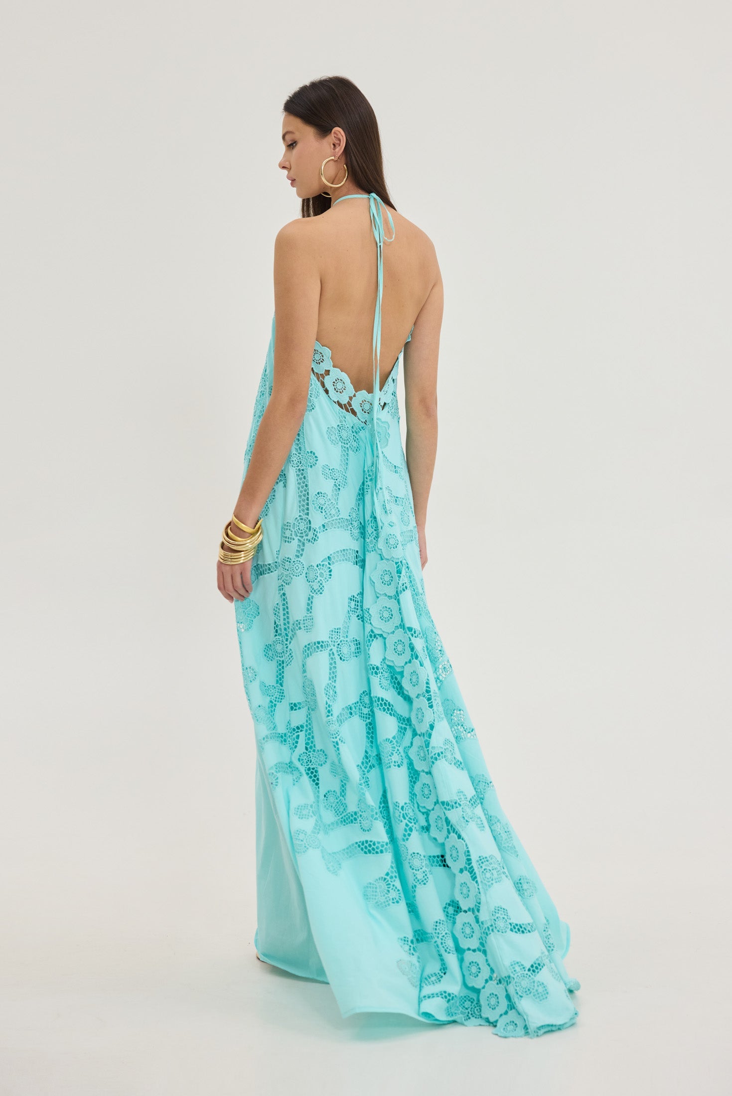 Bloom Dress (Aqua)