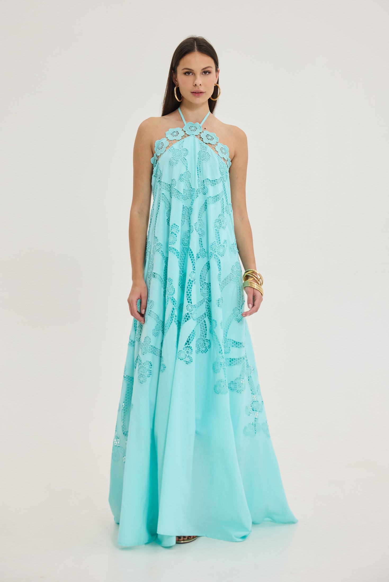 Bloom Dress (Aqua)