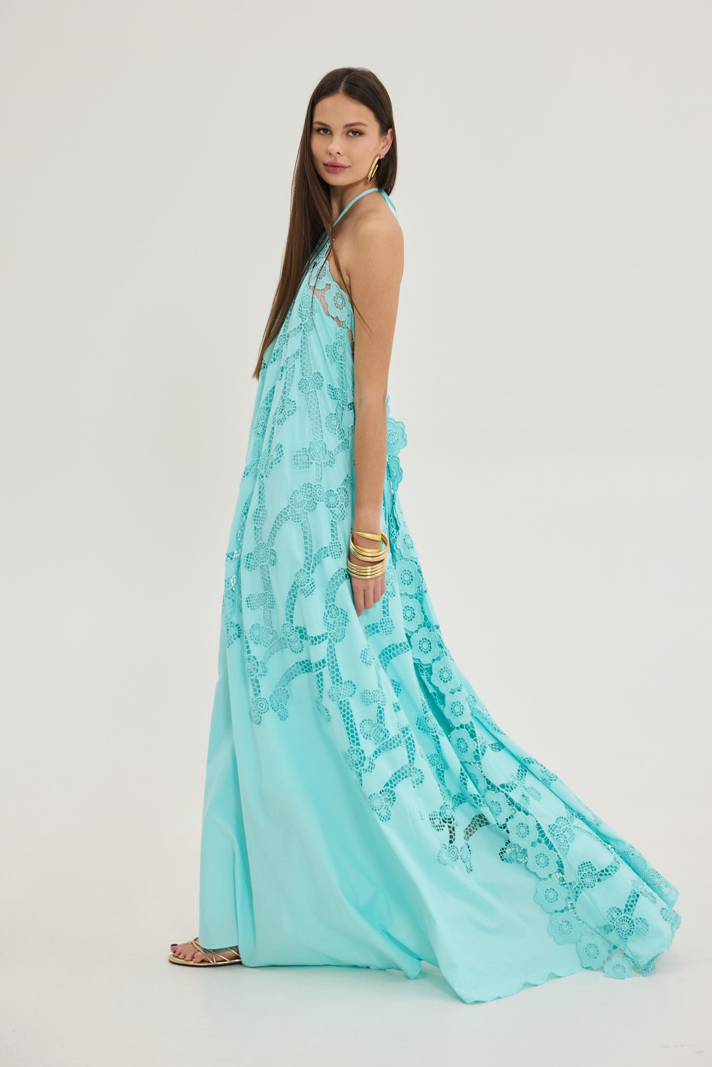 Bloom Dress (Aqua)