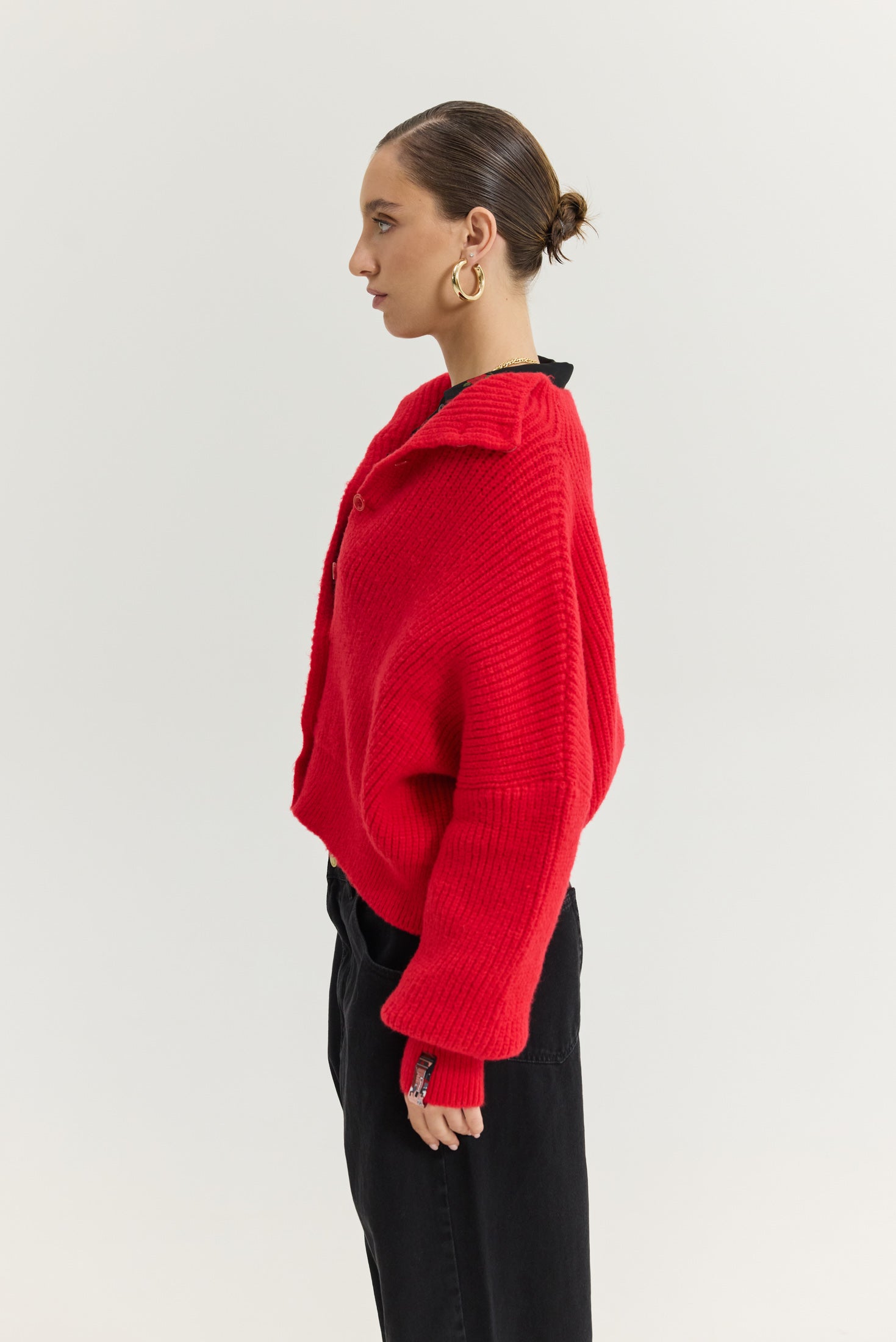 Martinez Cardigan (Red)