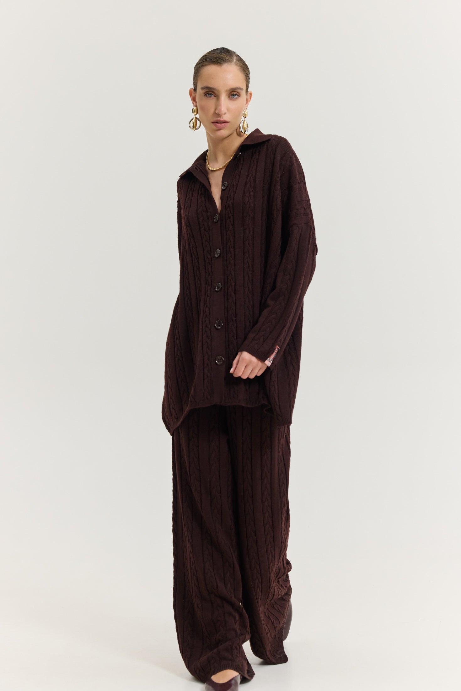 Olivia Cardigan (Brown)