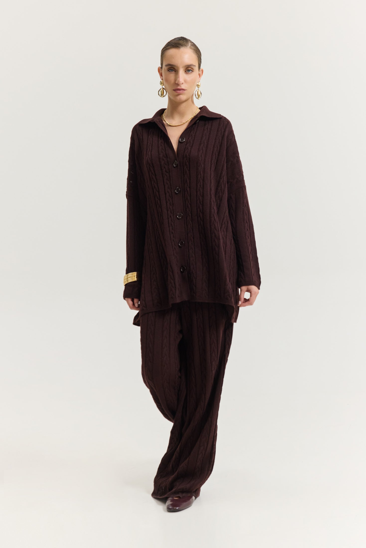 Olivia Cardigan (Brown)