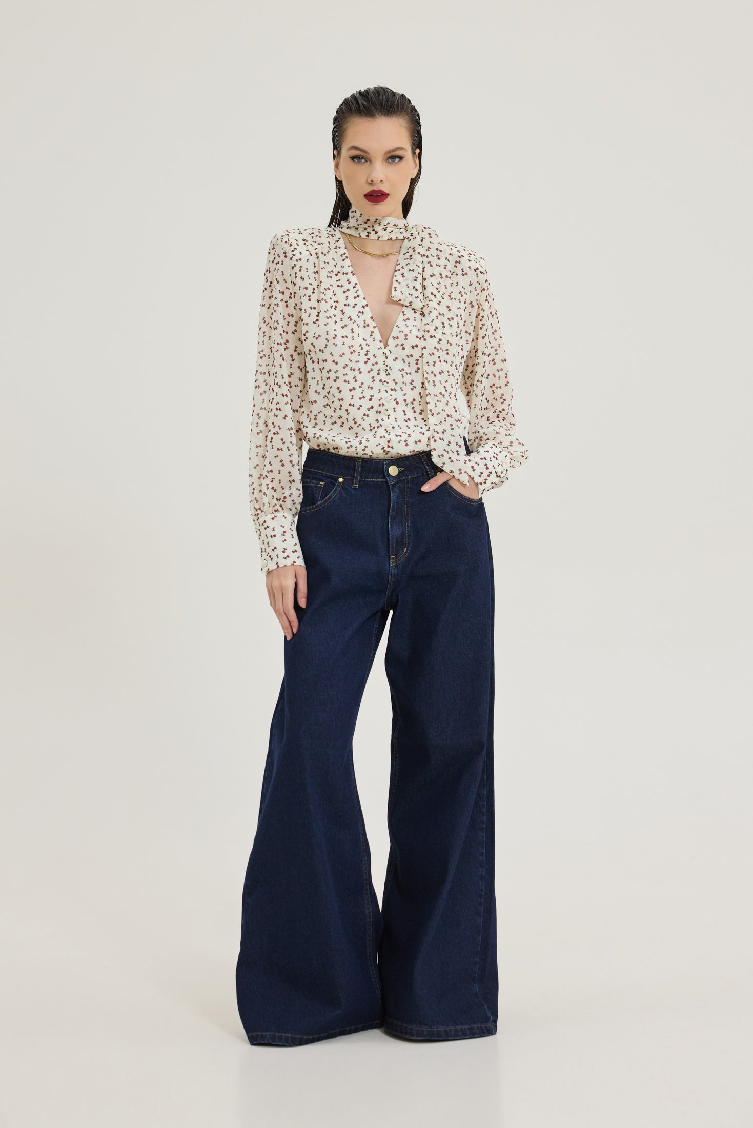 Salem Denim Pants (Dark Blue)