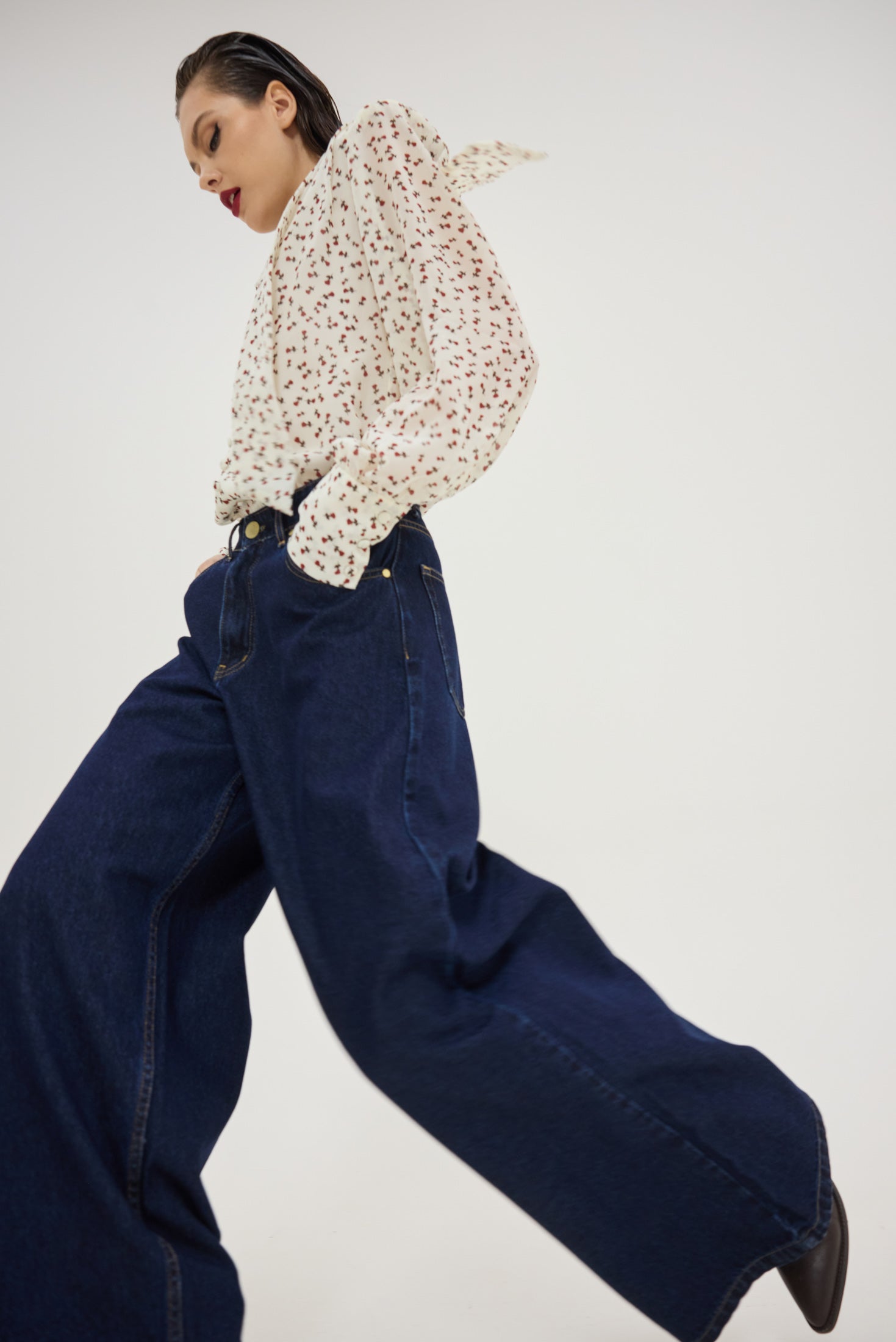 Salem Denim Pants (Dark Blue)