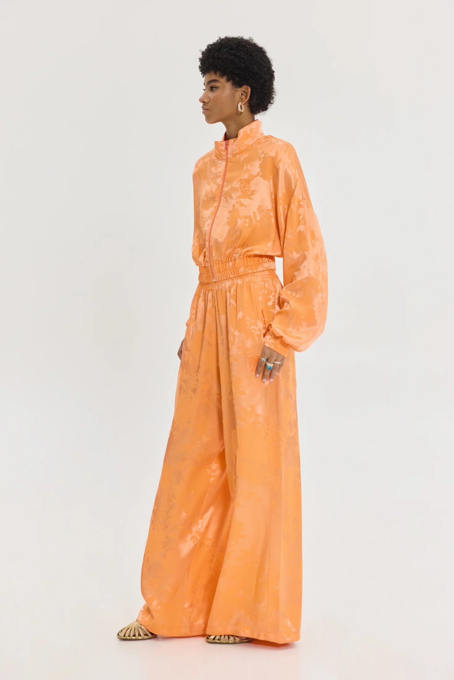 Peacock Pants (Orange)